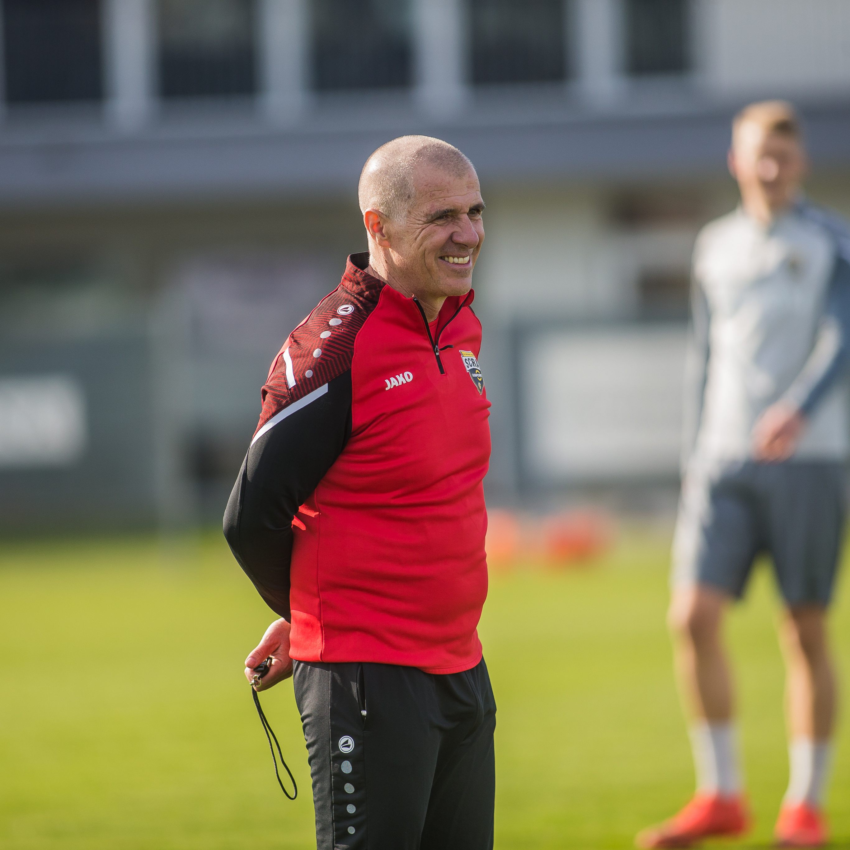 Cheftrainer Klaus Schmidt.