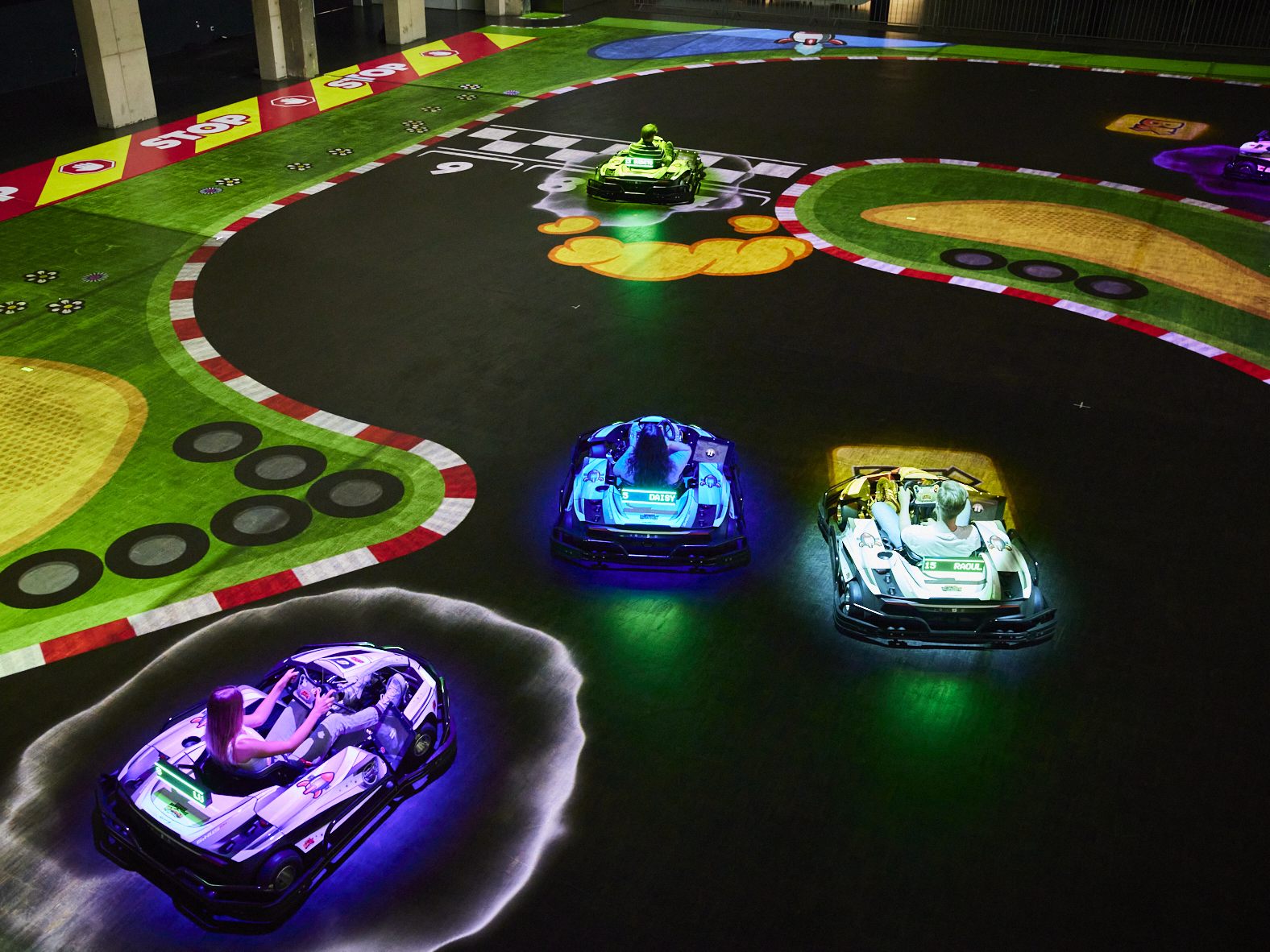 "BattleKart" bringt Mario Kart in die echte Welt. Jetzt auch in Wien. "BattleKart" bringt Mario Kart in die echte Welt. Jetzt auch in Wien.
