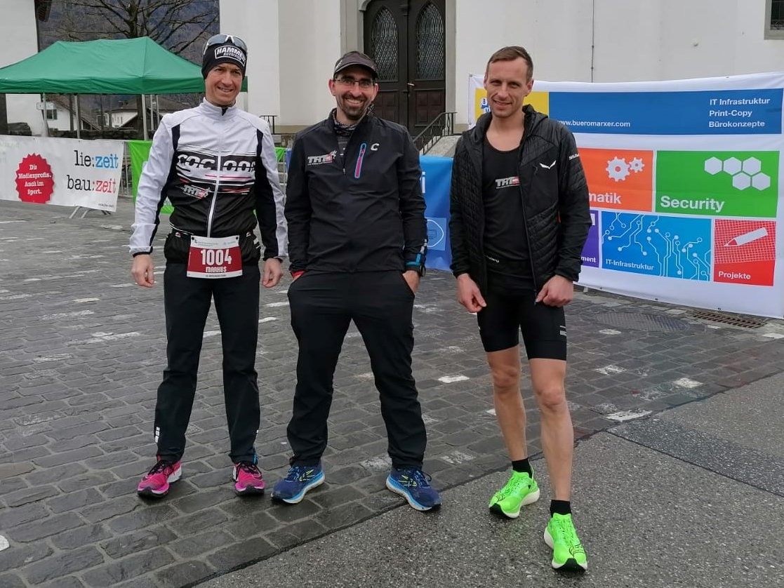 Das TRT Vorarlberg Team beim Bretschalauf in Eschen