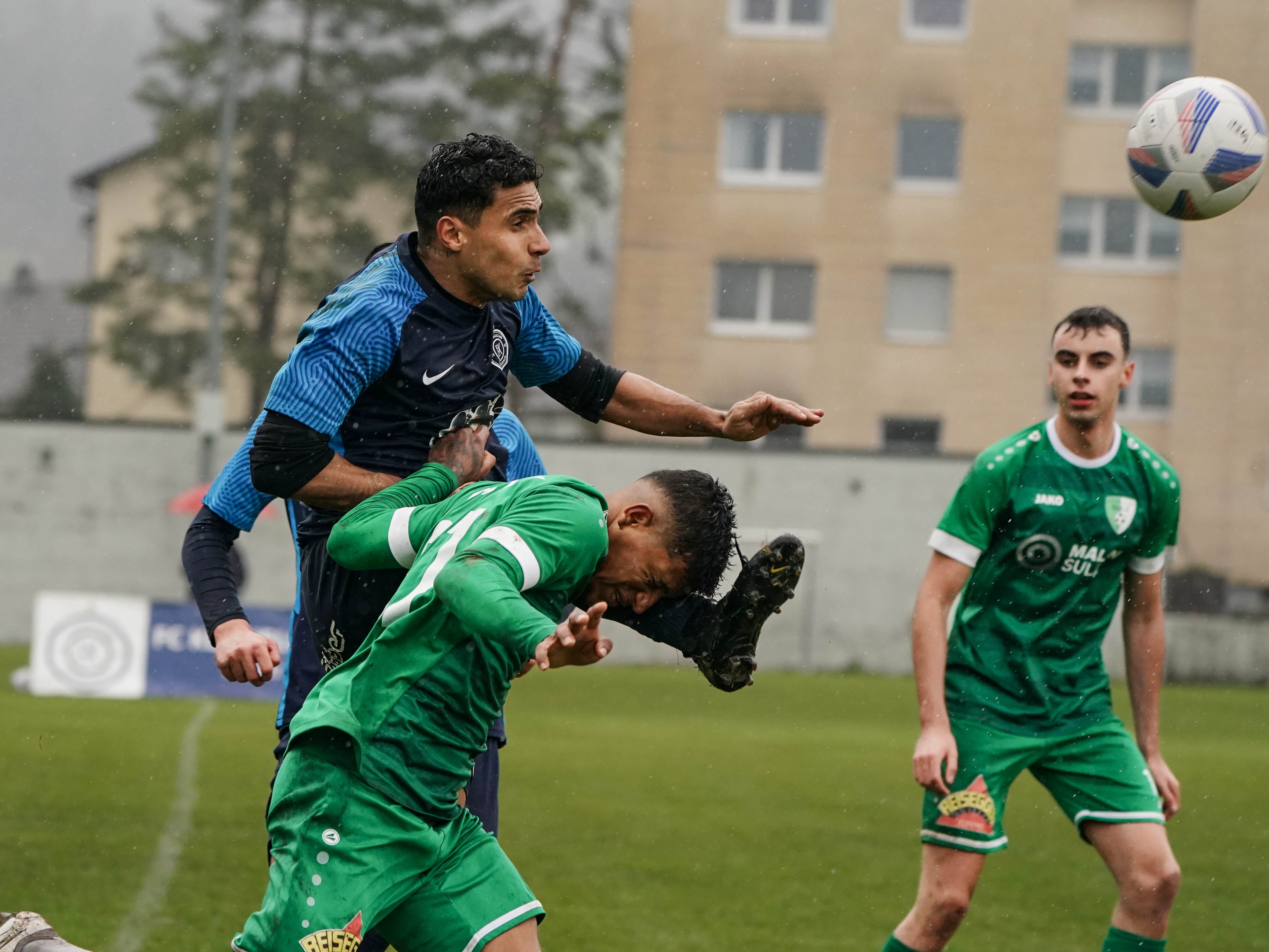 Um jeden Ball wurde hart gekämpft