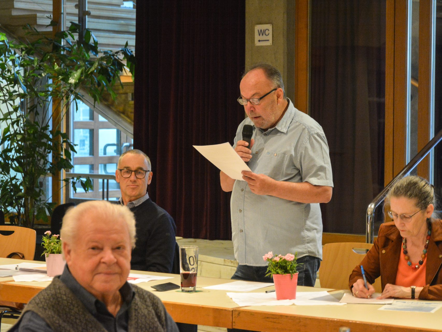 Krankenpflegevereinsobmann Dietmar Martin präsentierte den Mitgliedern am Mittwochabend das vergangene Jahr.