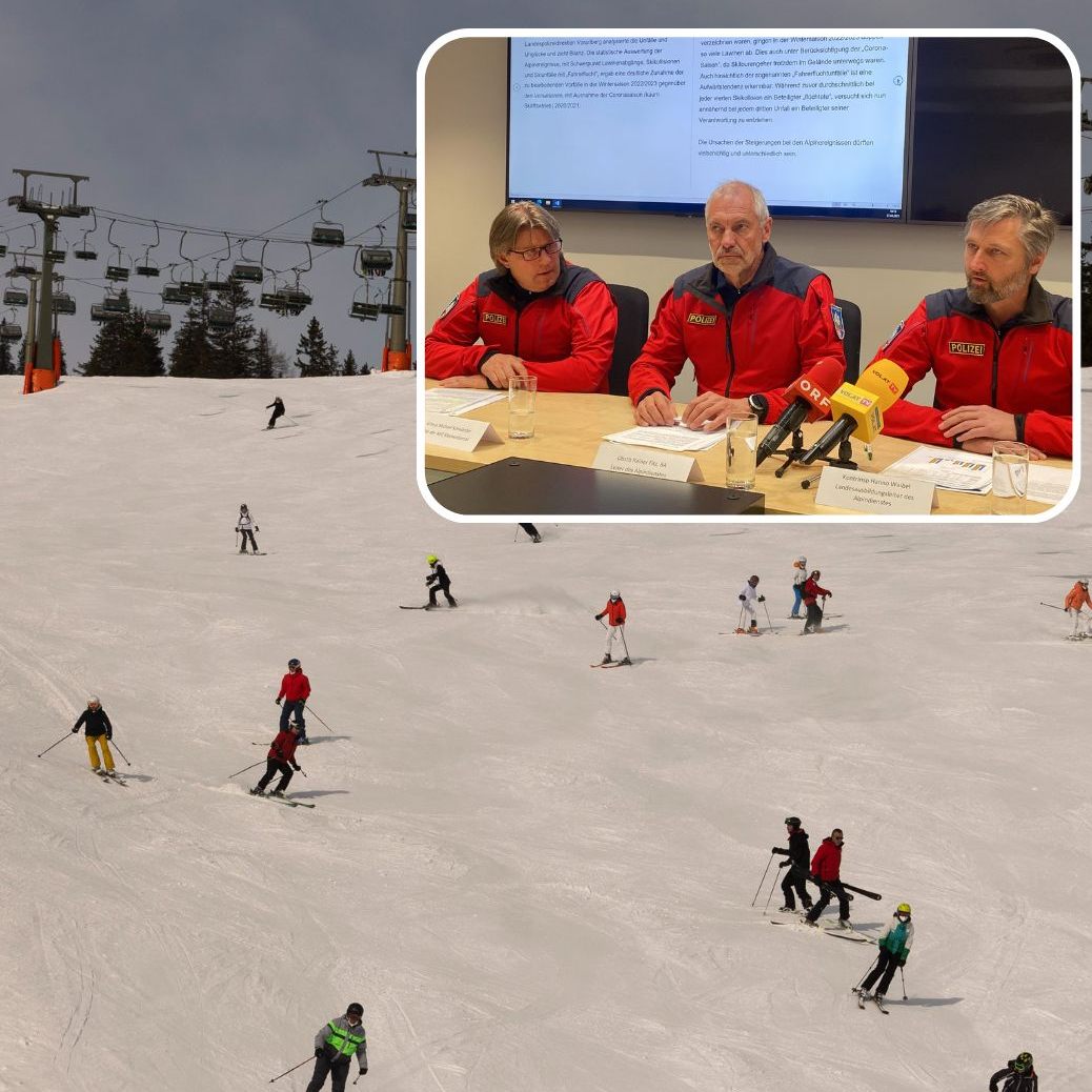Die Alpinpolizei präsentierte ihre Bilanz für den Winter.