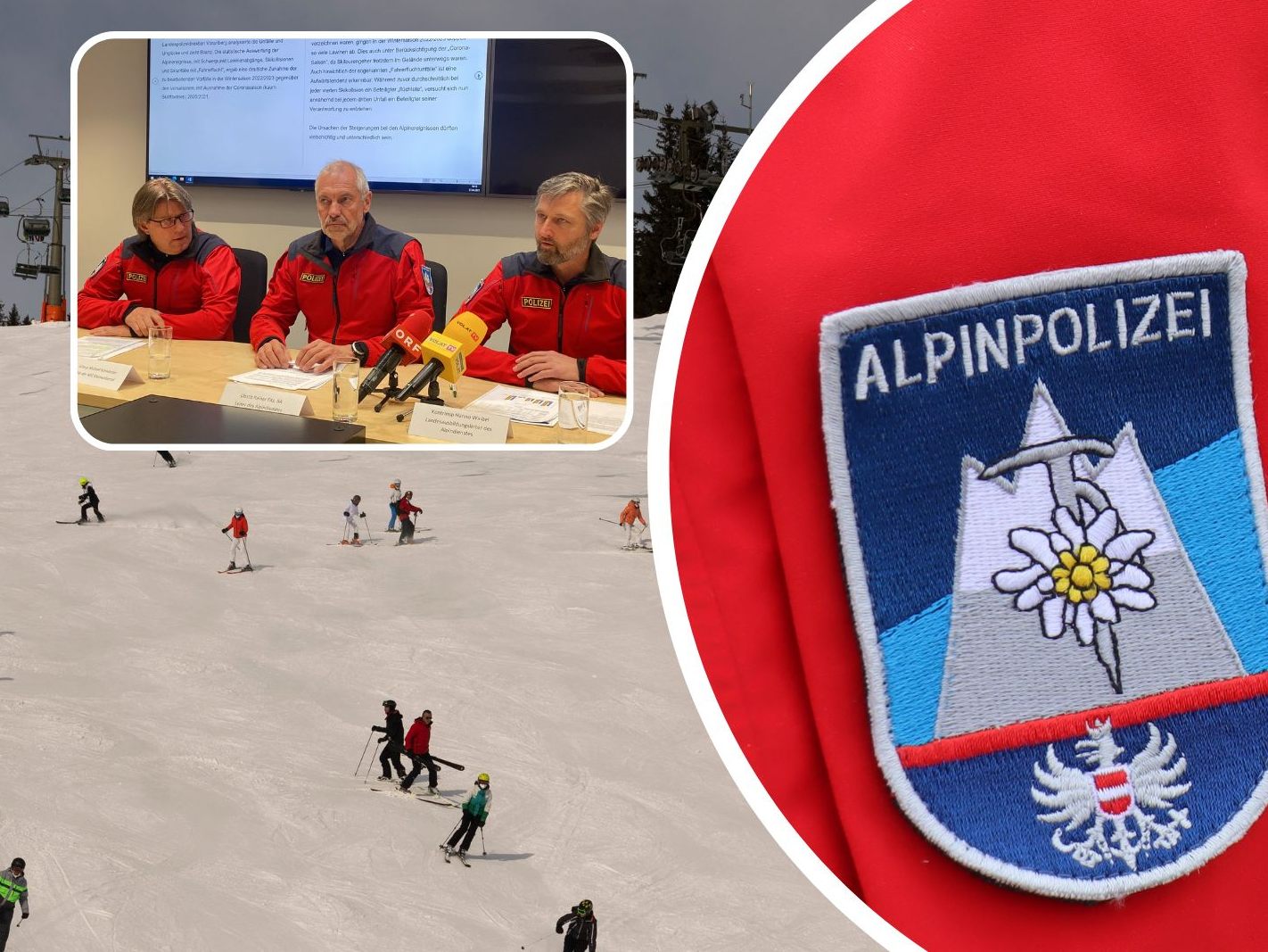 Die Alpinpolizei präsentierte ihre Bilanz für den Winter. Die Alpinpolizei präsentierte ihre Bilanz für den Winter.