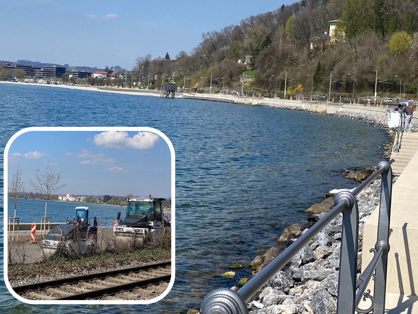 Die Arbeiten am letzten Bauabschnitt der Pipeline laufen.