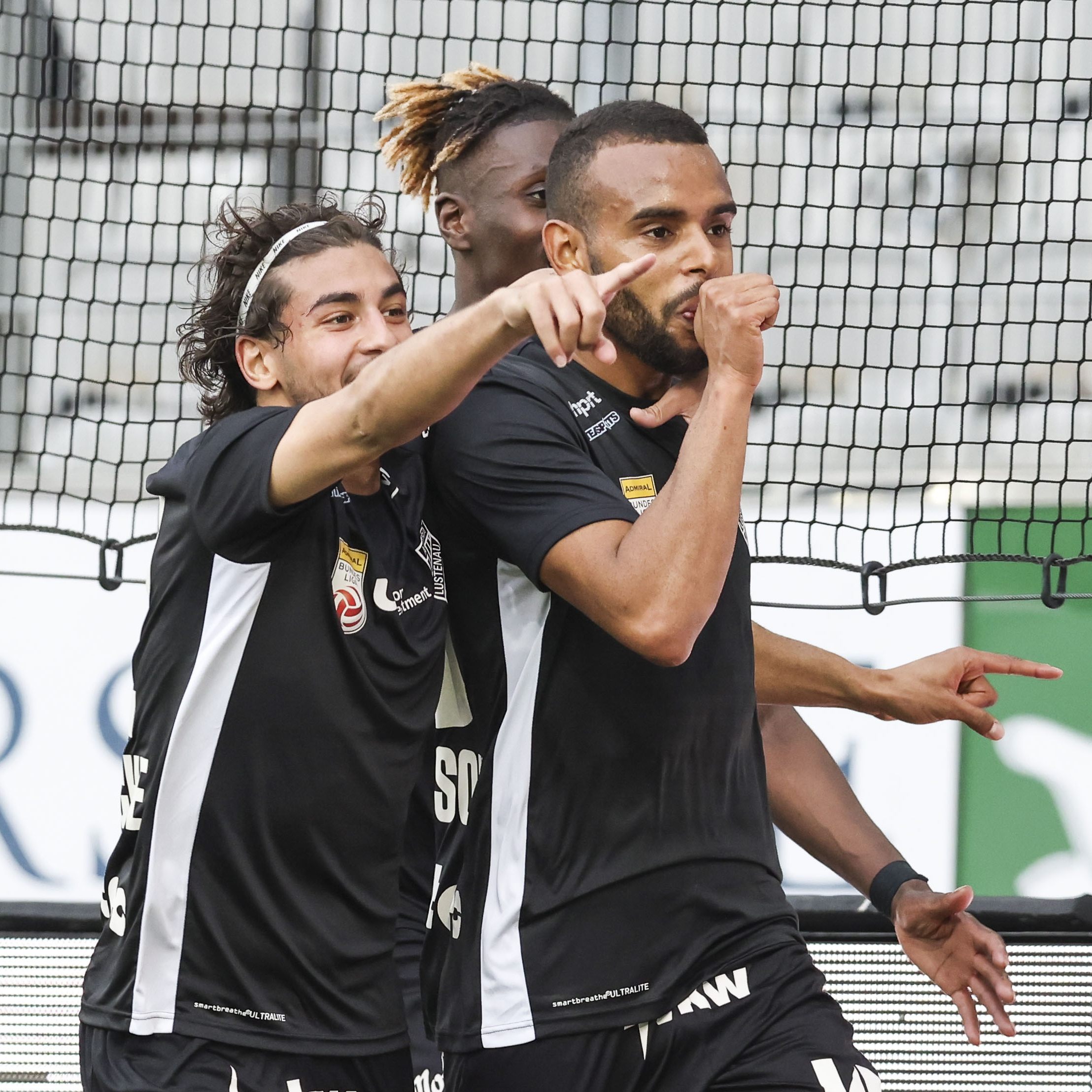 Anderson bejubelte das 2:0 gegen die WSG Tirol.