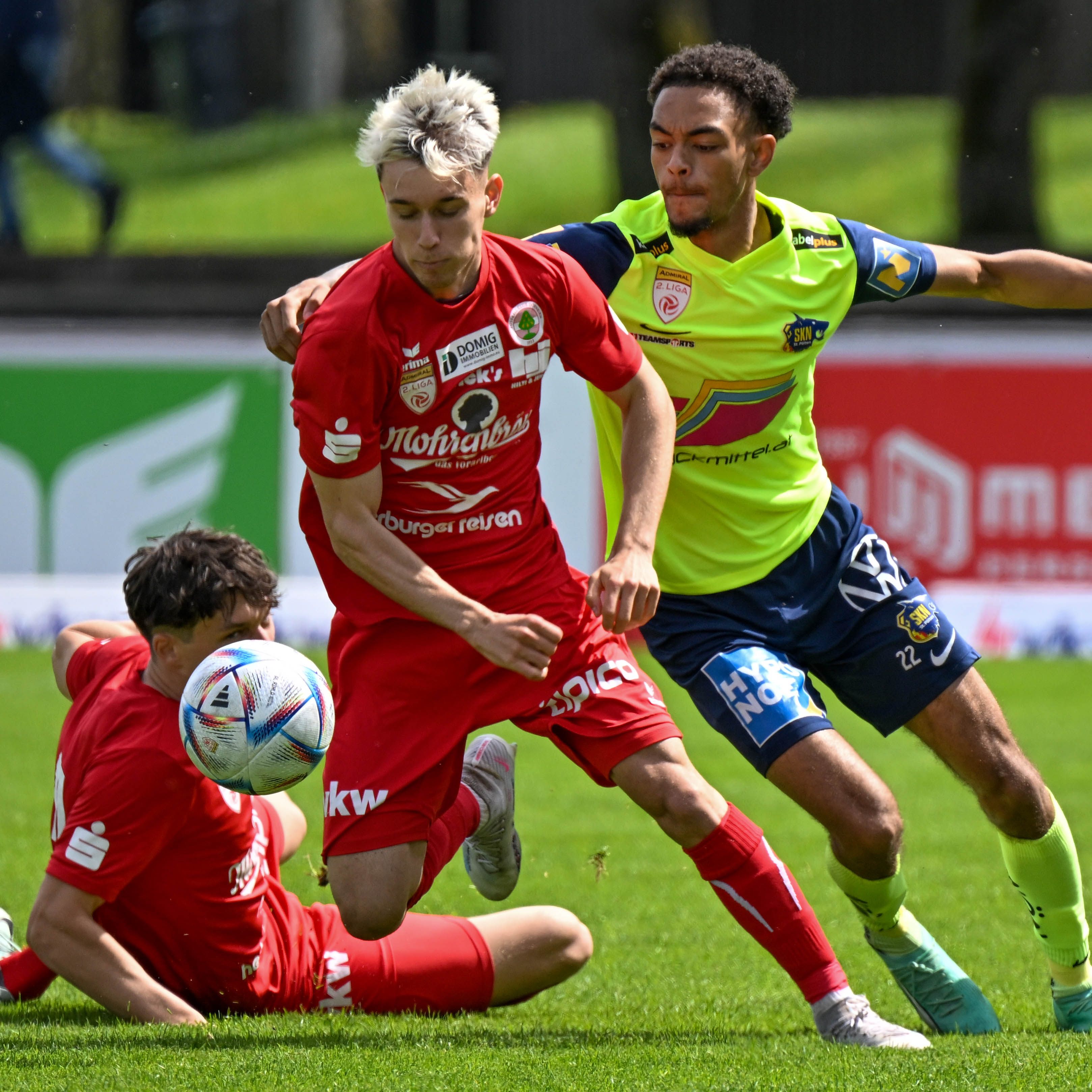 Raul Marte und Co. hatten heute gegen St. Pölten keine Chance.