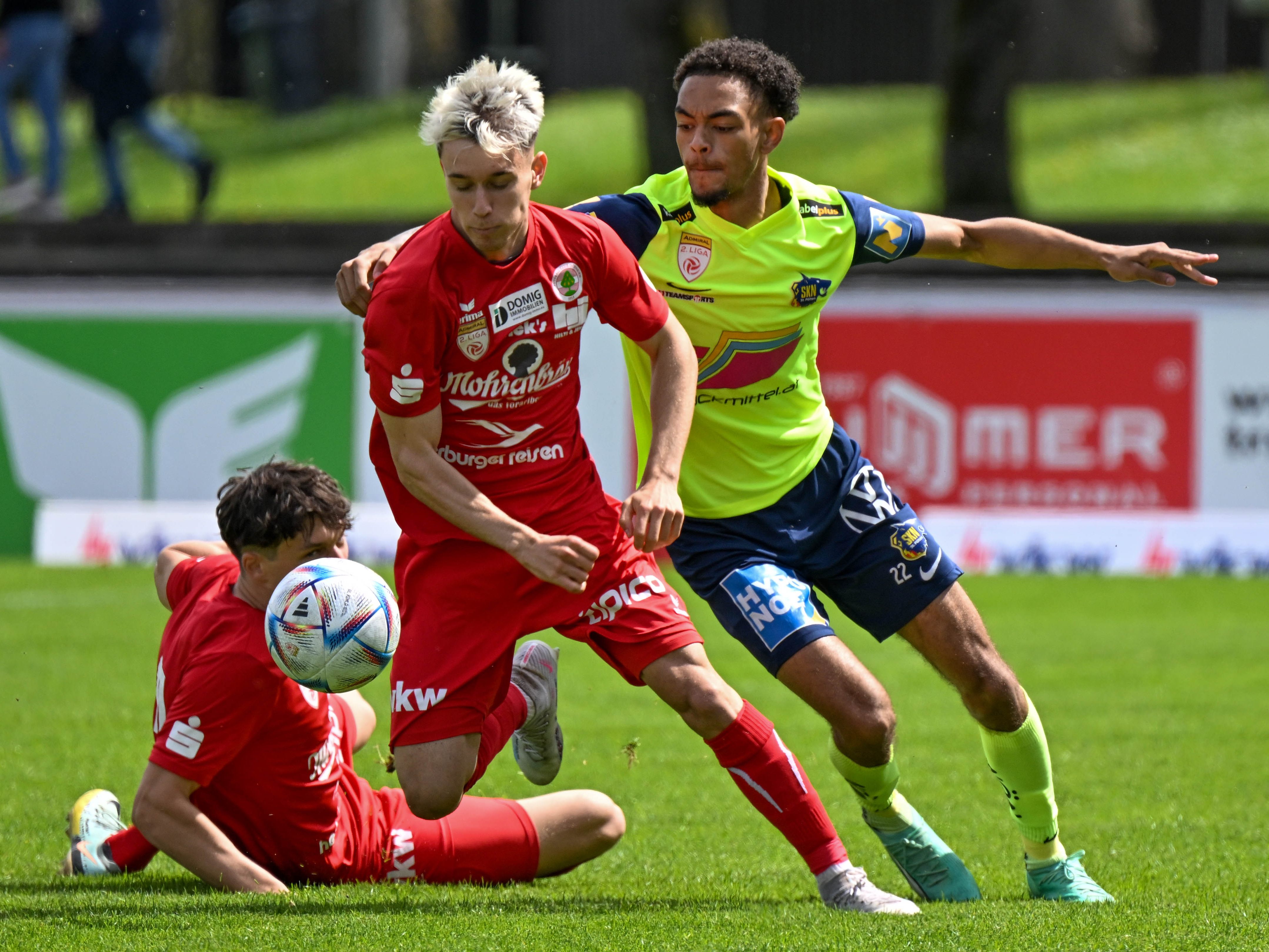 Raul Marte und Co. hatten heute gegen St. Pölten keine Chance.
