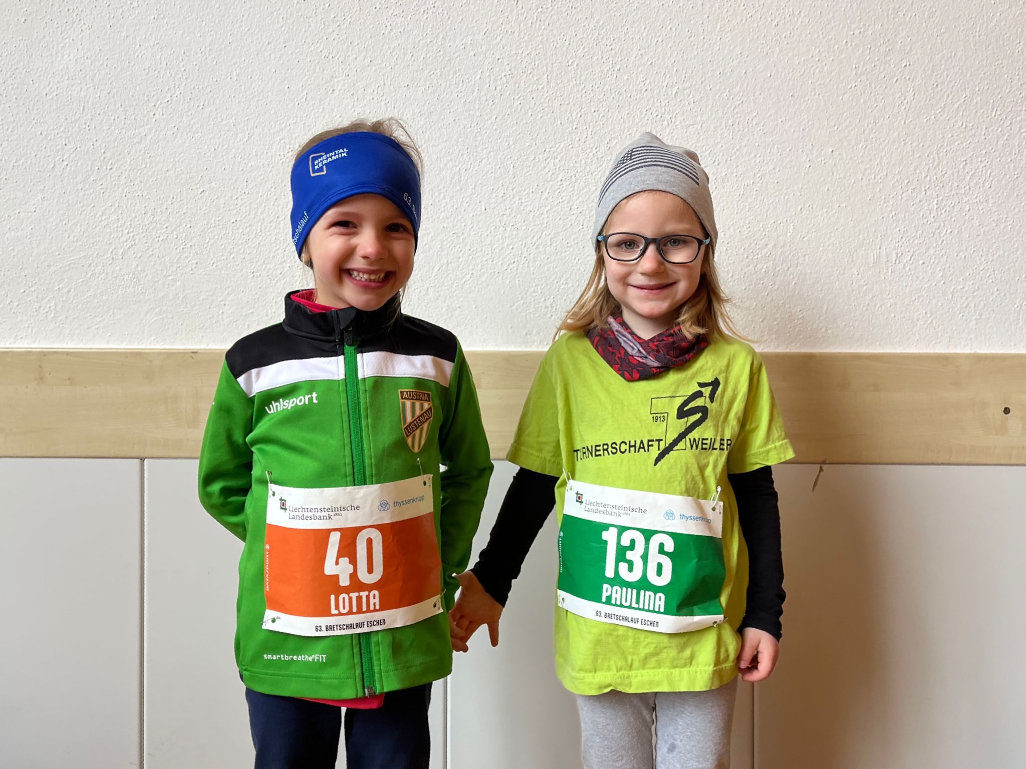 Lotta und Paulina TS-Weiler beim Bretschalauf Lotta und Paulina TS-Weiler beim Bretschalauf