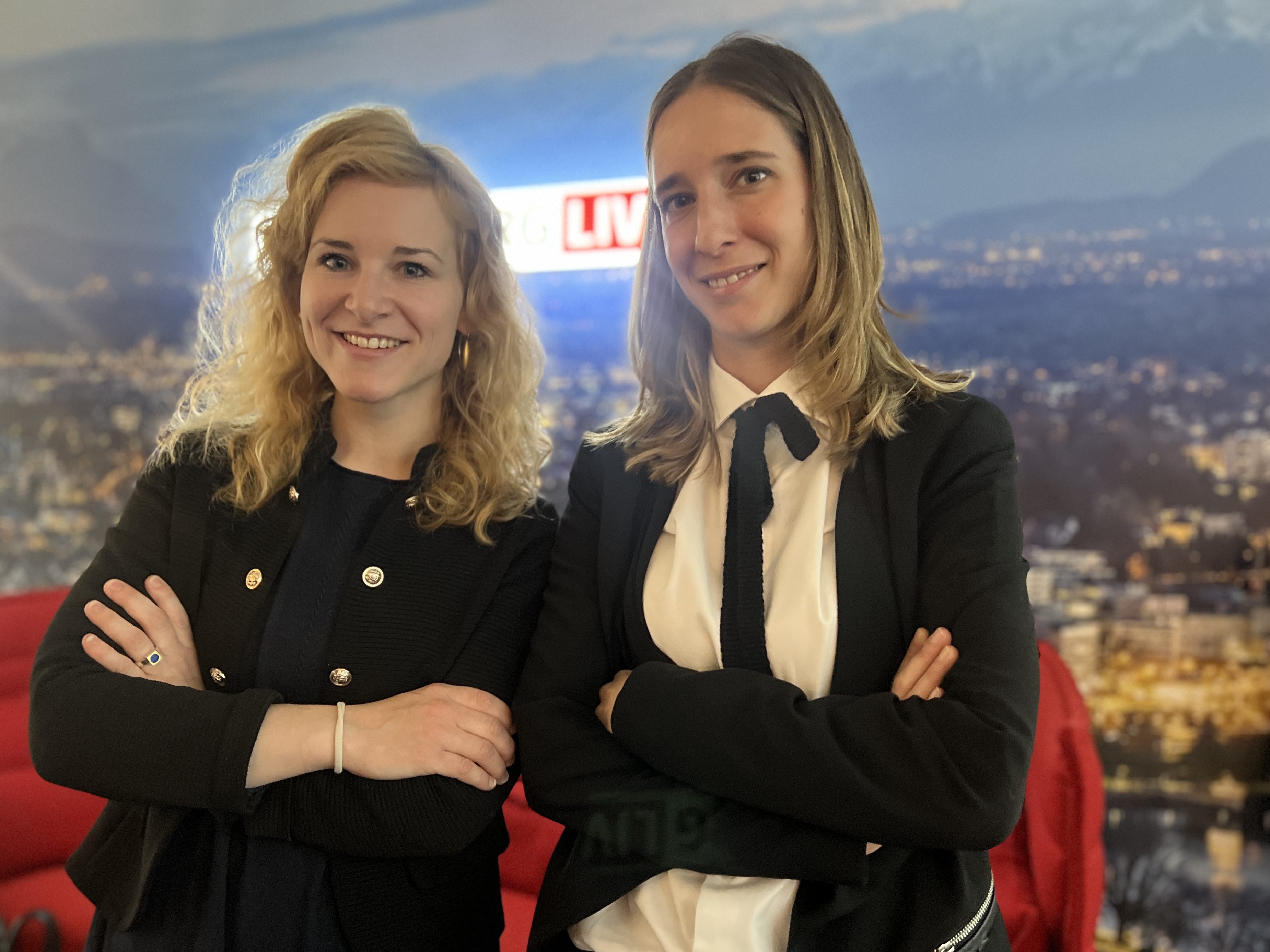 SPÖ-Frauensprecherinnen Eva-Maria Holzleitner und Stefanie Mattei in der VOL.AT-Redaktion. SPÖ-Frauensprecherinnen Eva-Maria Holzleitner und Stefanie Mattei in der VOL.AT-Redaktion.