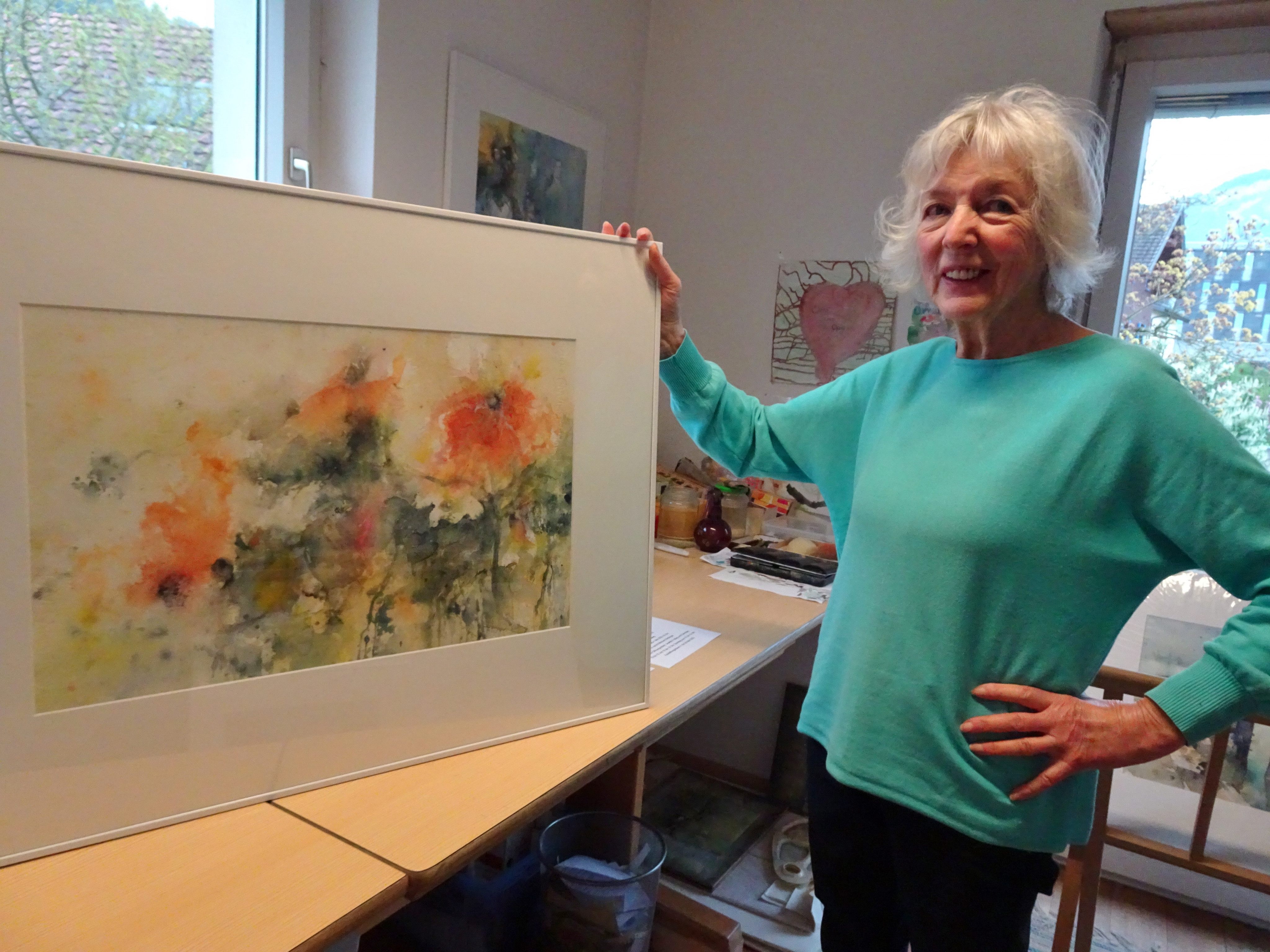 Waltraud Wehinger hat in der Malerei ihre große Liebe gefunden.