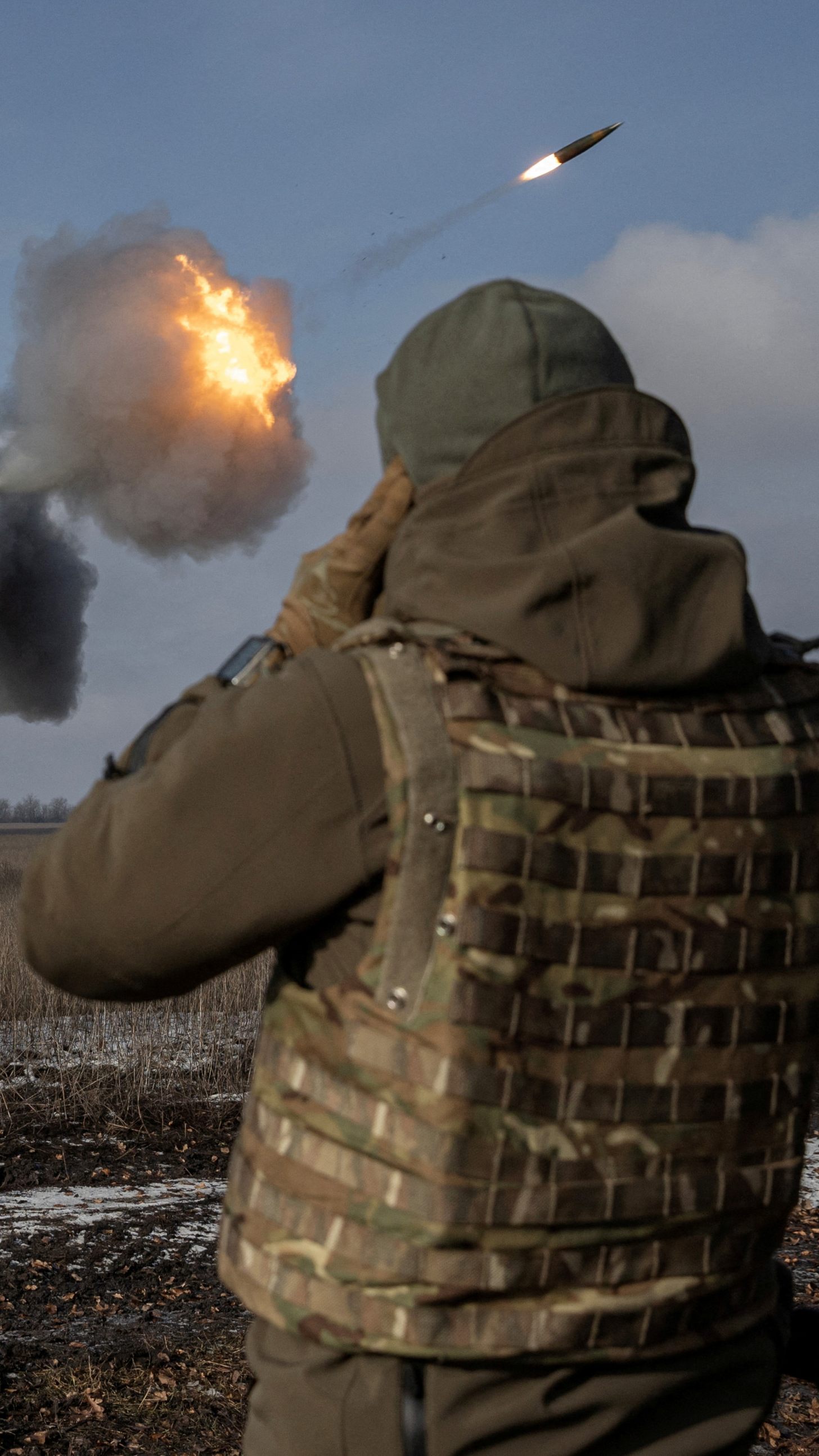 Westliche Bezirke von Bachmut sind noch in Hand der ukrainischen Verteidigung.