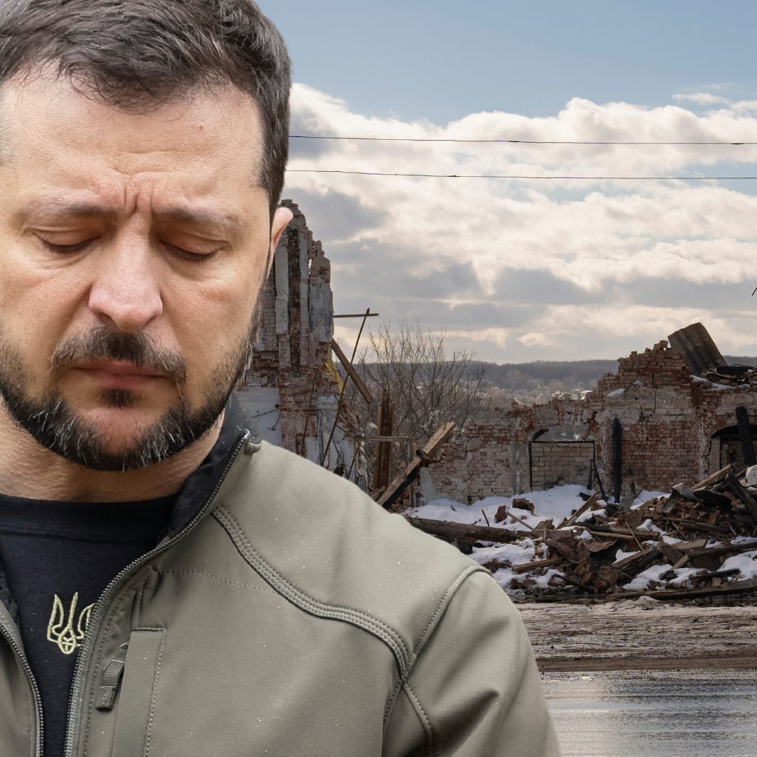 Ukrainischer Präsident besuchte Norden des Landes - "Eine der emotional schwierigsten Reisen".