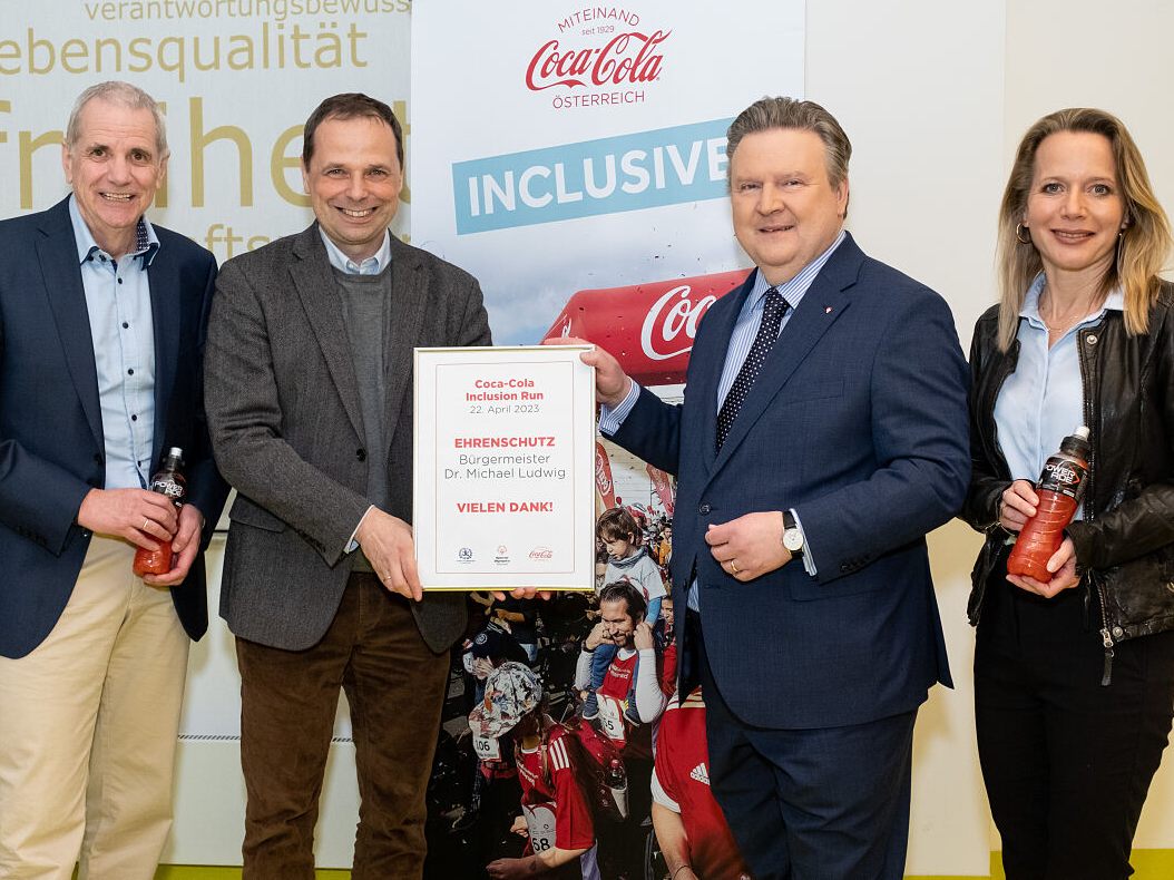 Michael Ludwig übernahm den Ehrenschutz für den Coca-Cola Inclusion Run. Michael Ludwig übernahm den Ehrenschutz für den Coca-Cola Inclusion Run.