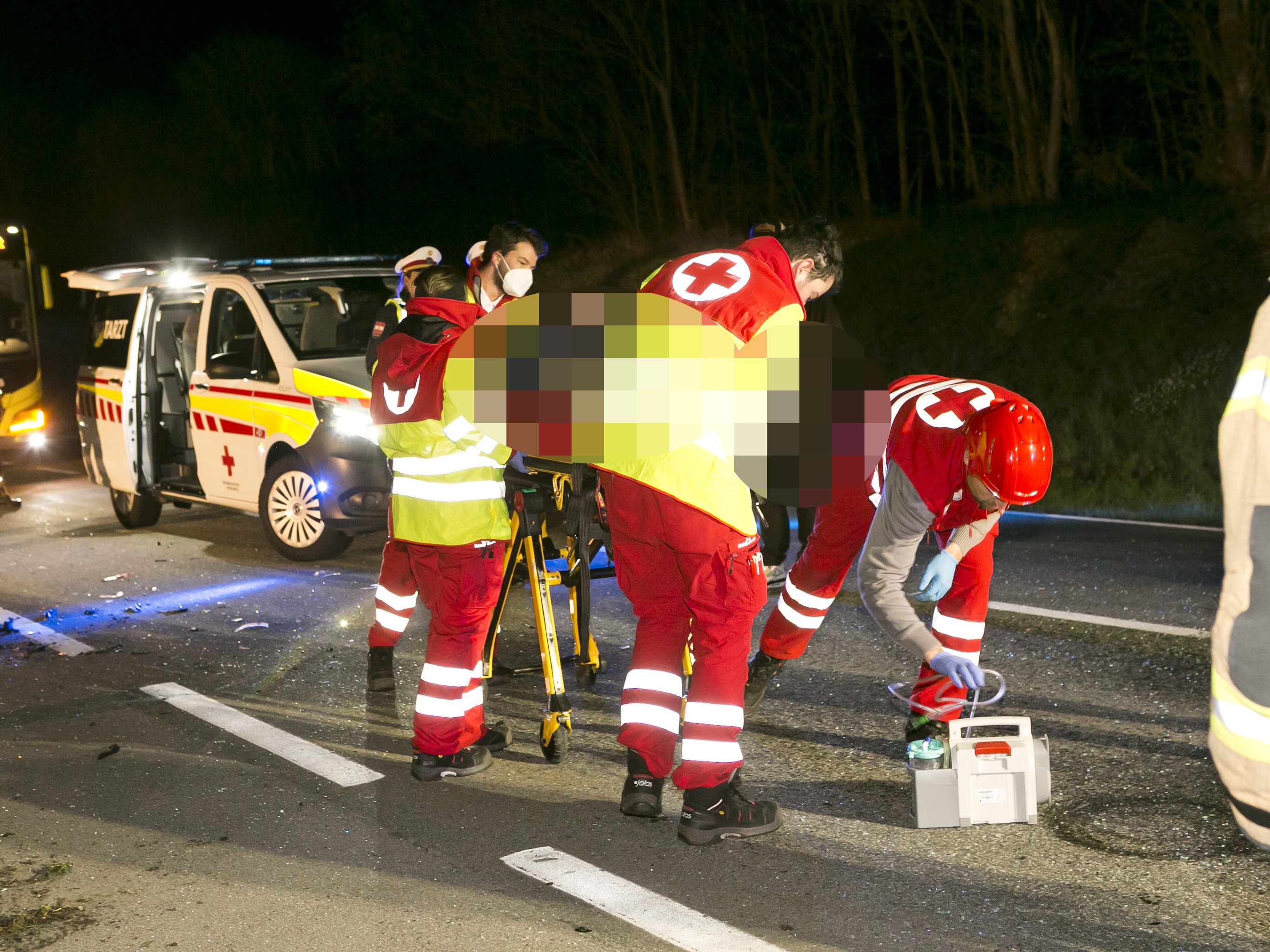 Schwerer Unfall auf der L190. Schwerer Unfall auf der L190.