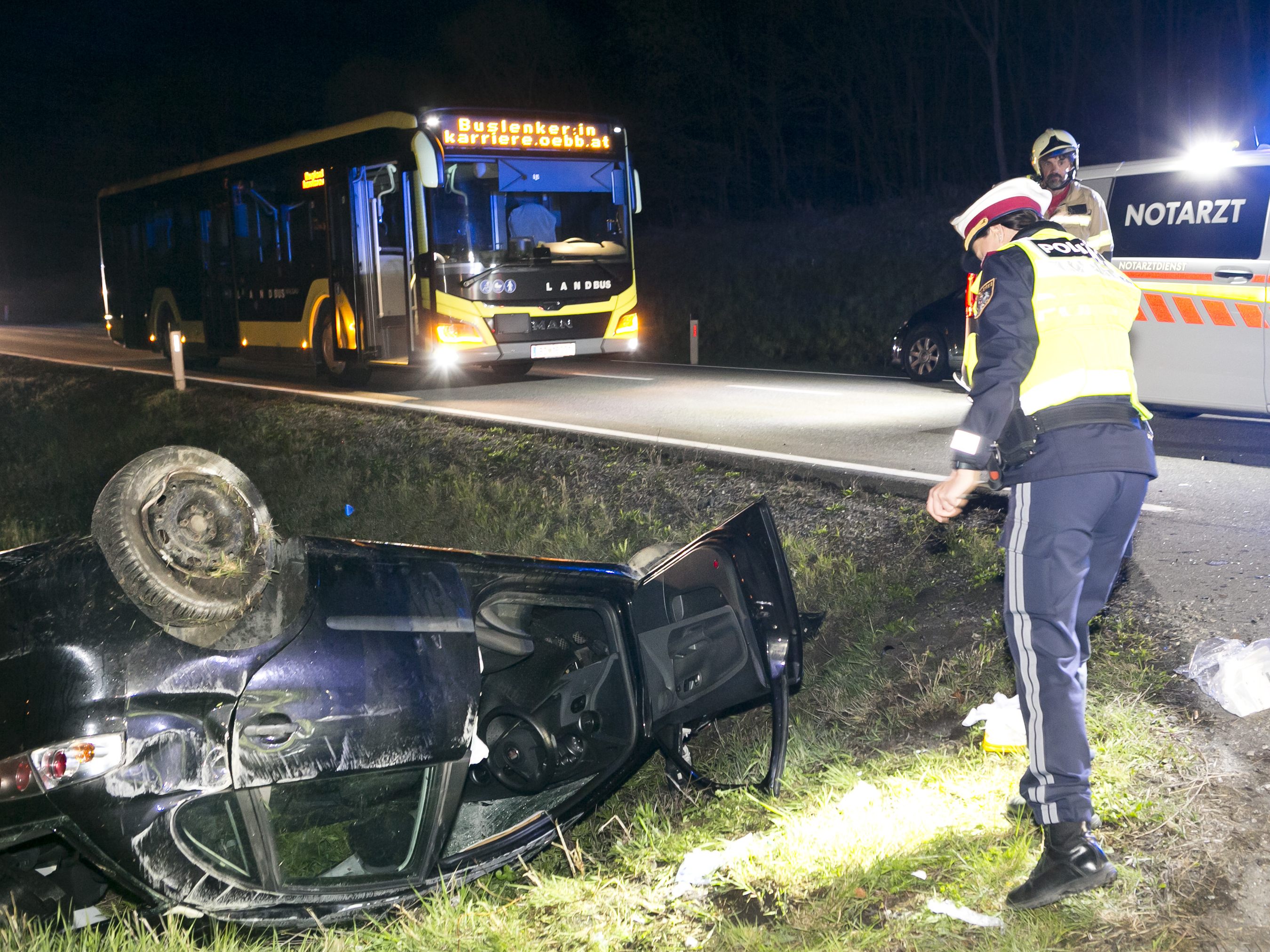 Schwerer Unfall am frühen Samstagmorgen.