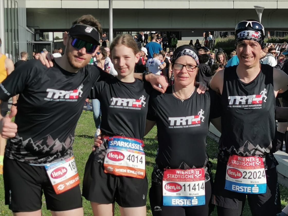 Das TRT Vorarlberg Team beim Vienna City Marathon Das TRT Vorarlberg Team beim Vienna City Marathon