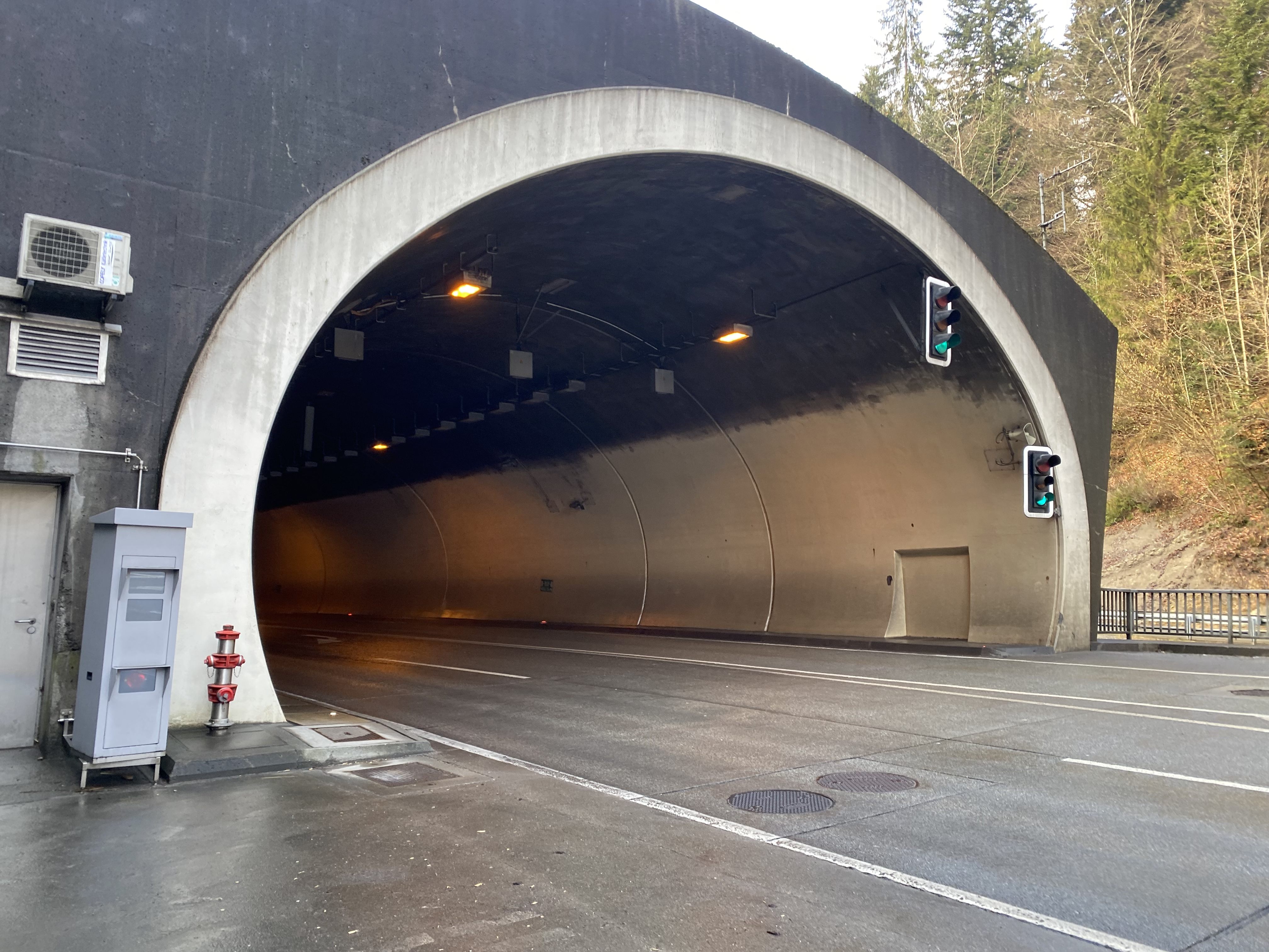 Der Achraintunnel wird im April mehrmals gesperrt.