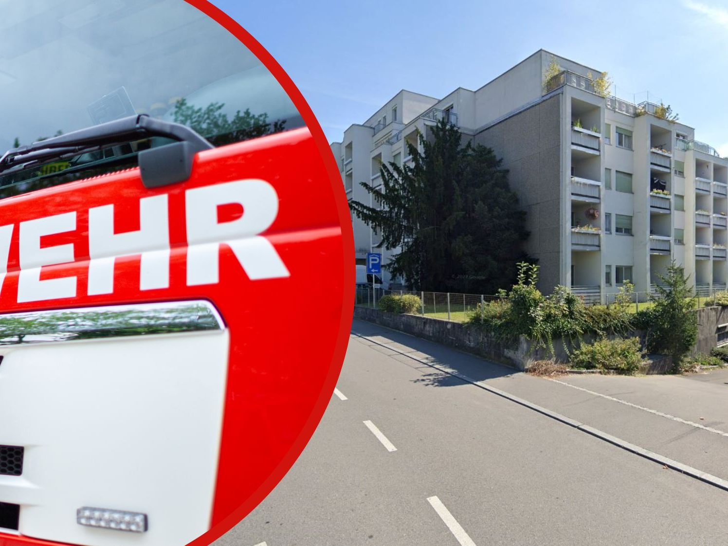 Großaufgebot an Einsatzkräften vor Ort