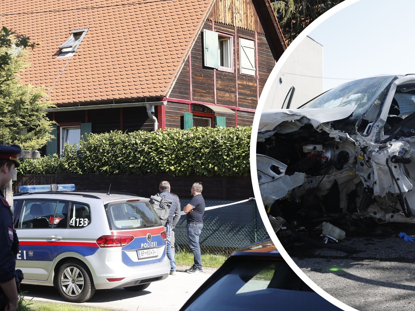 Frau in Graz getötet, Person bei Verkehrsunfall des Täters gestorben. Frau in Graz getötet, Person bei Verkehrsunfall des Täters gestorben.
