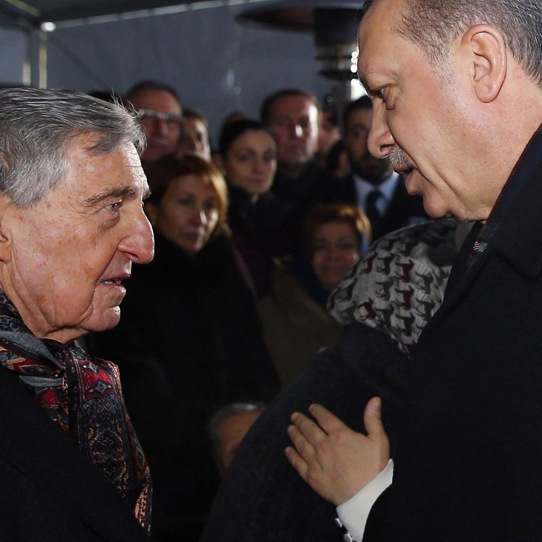 Mustafa Koc mit Präsident Erdogan.