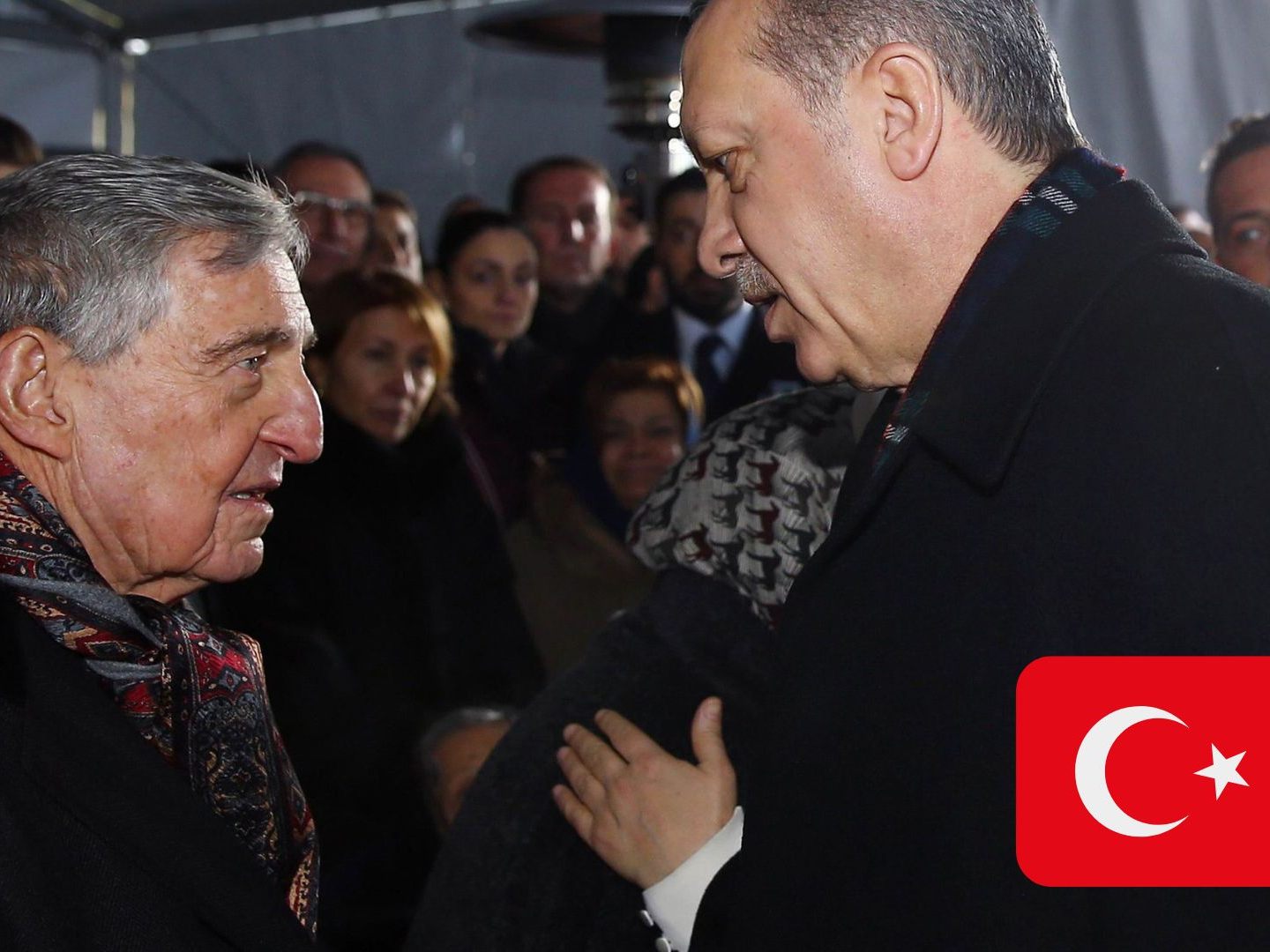 Mustafa Koc mit Präsident Erdogan. Mustafa Koc mit Präsident Erdogan.