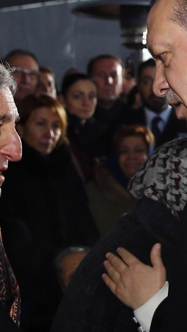 Mustafa Koc mit Präsident Erdogan.