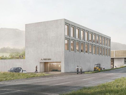 Visualisierung des geplanten Neubaus.