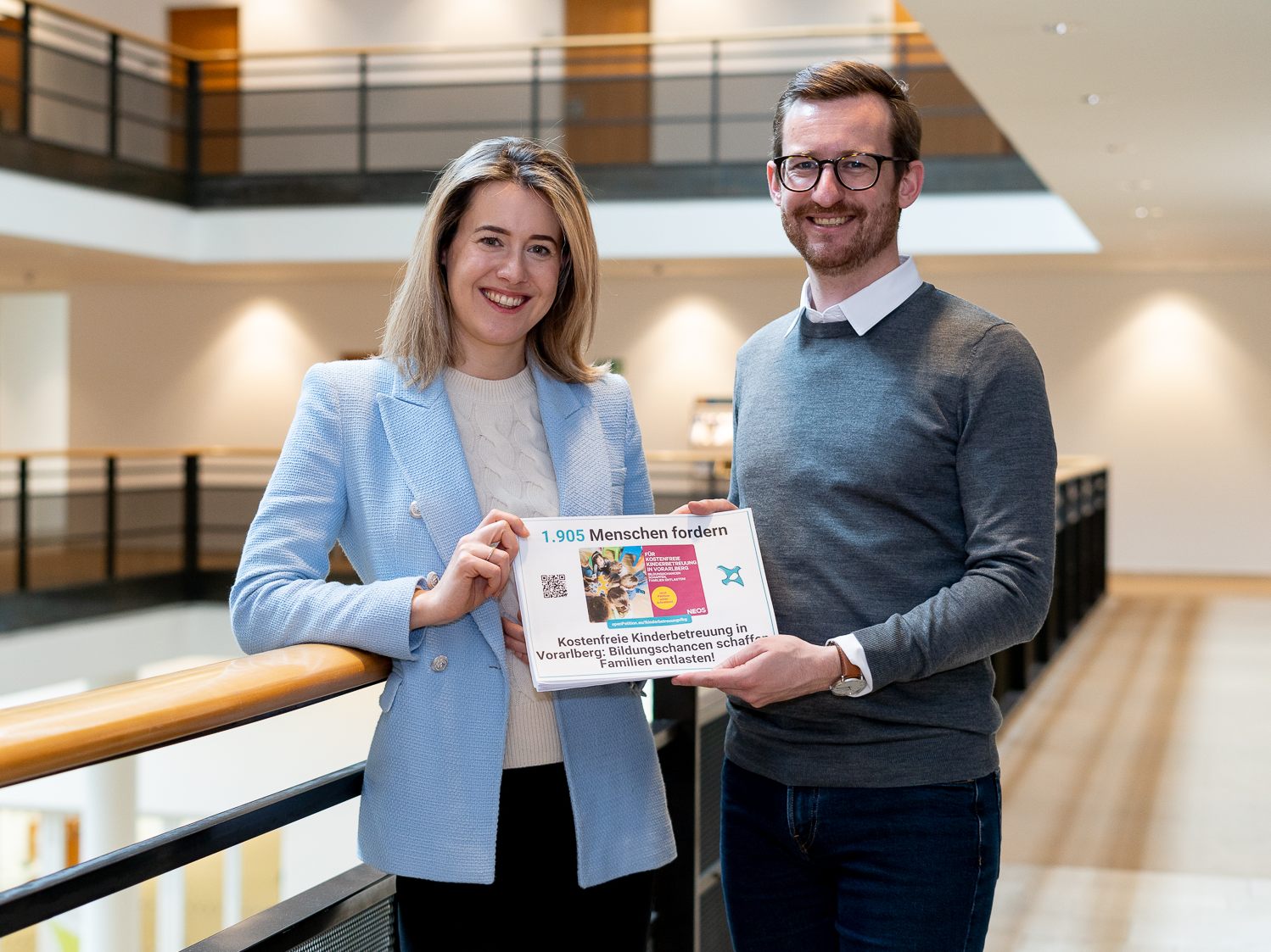 Knapp 2.000 Vorarlberger:innen fordern beitragsfreie Kinderbetreuung.