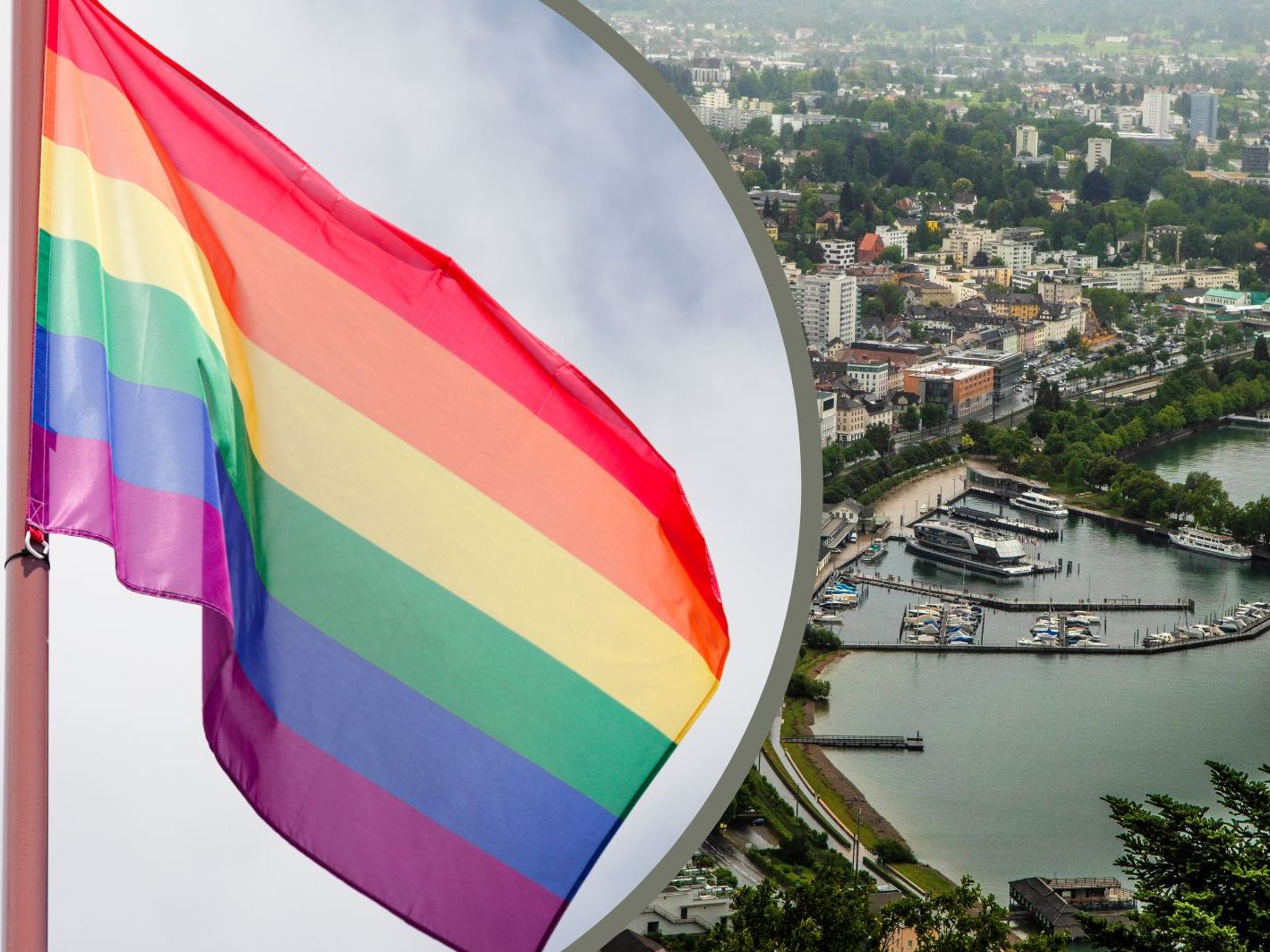 Schon wieder wurde in Vorarlberg eine Regenbogenfahne zerstört. Schon wieder wurde in Vorarlberg eine Regenbogenfahne zerstört.