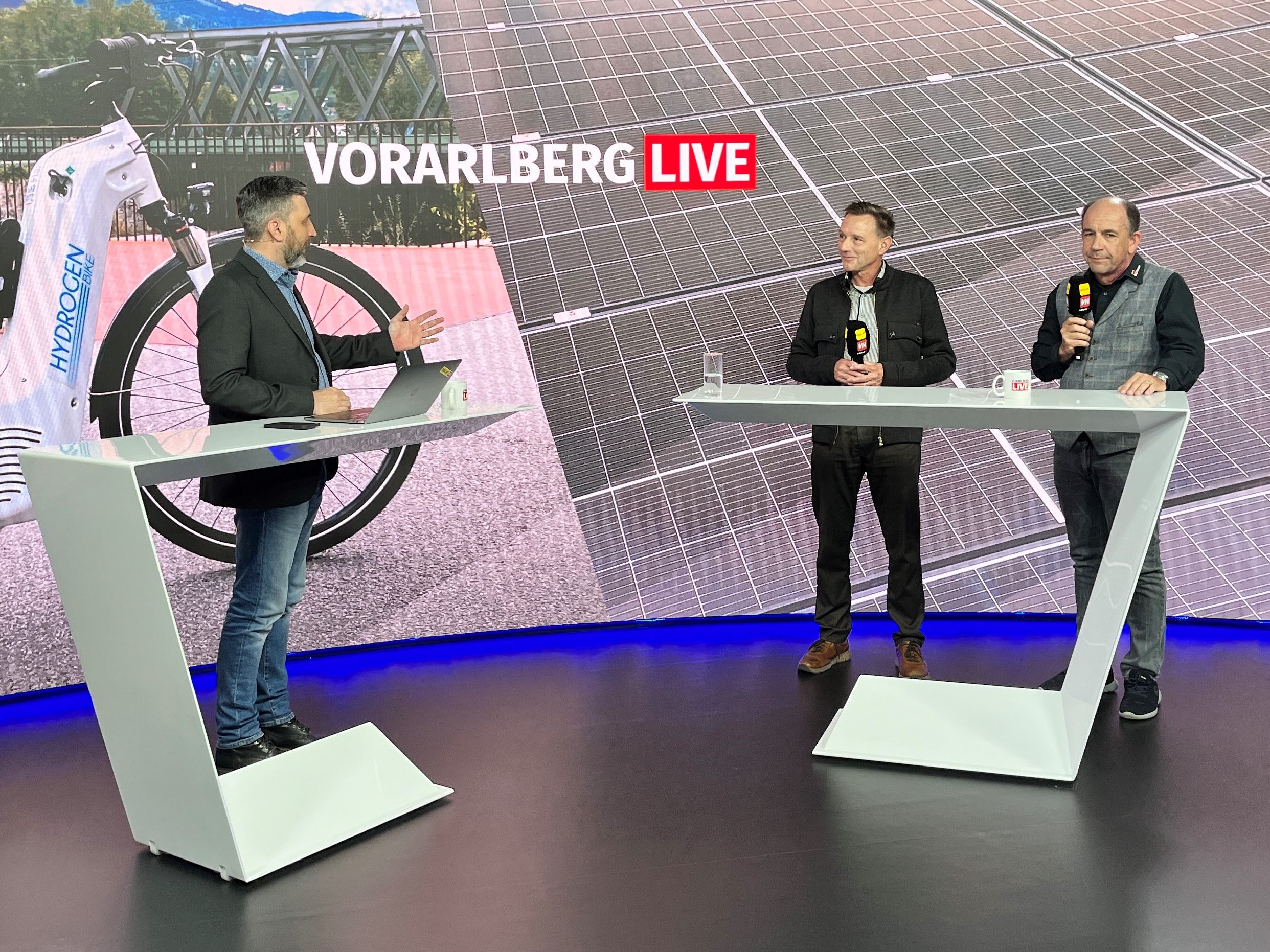 Michael Grünwald und Rudolf Sams bei "Vorarlberg LIVE".