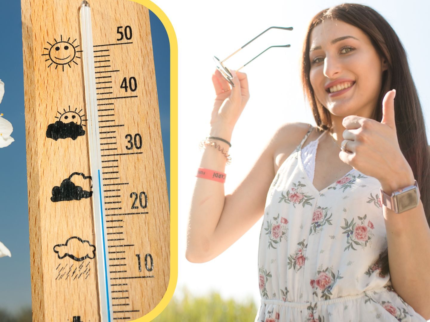 Am Samstag sehr warm - am Sonntag kühlt es ab