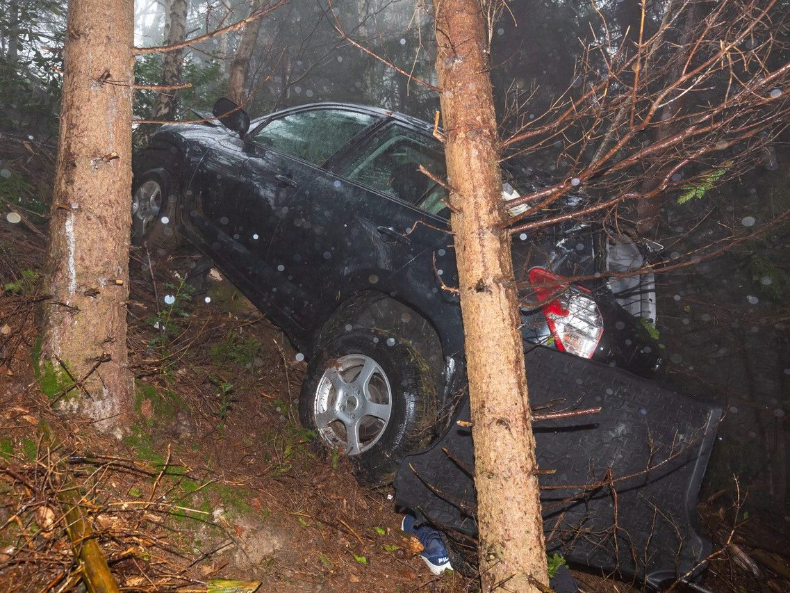 Unfall in Dünserberg.