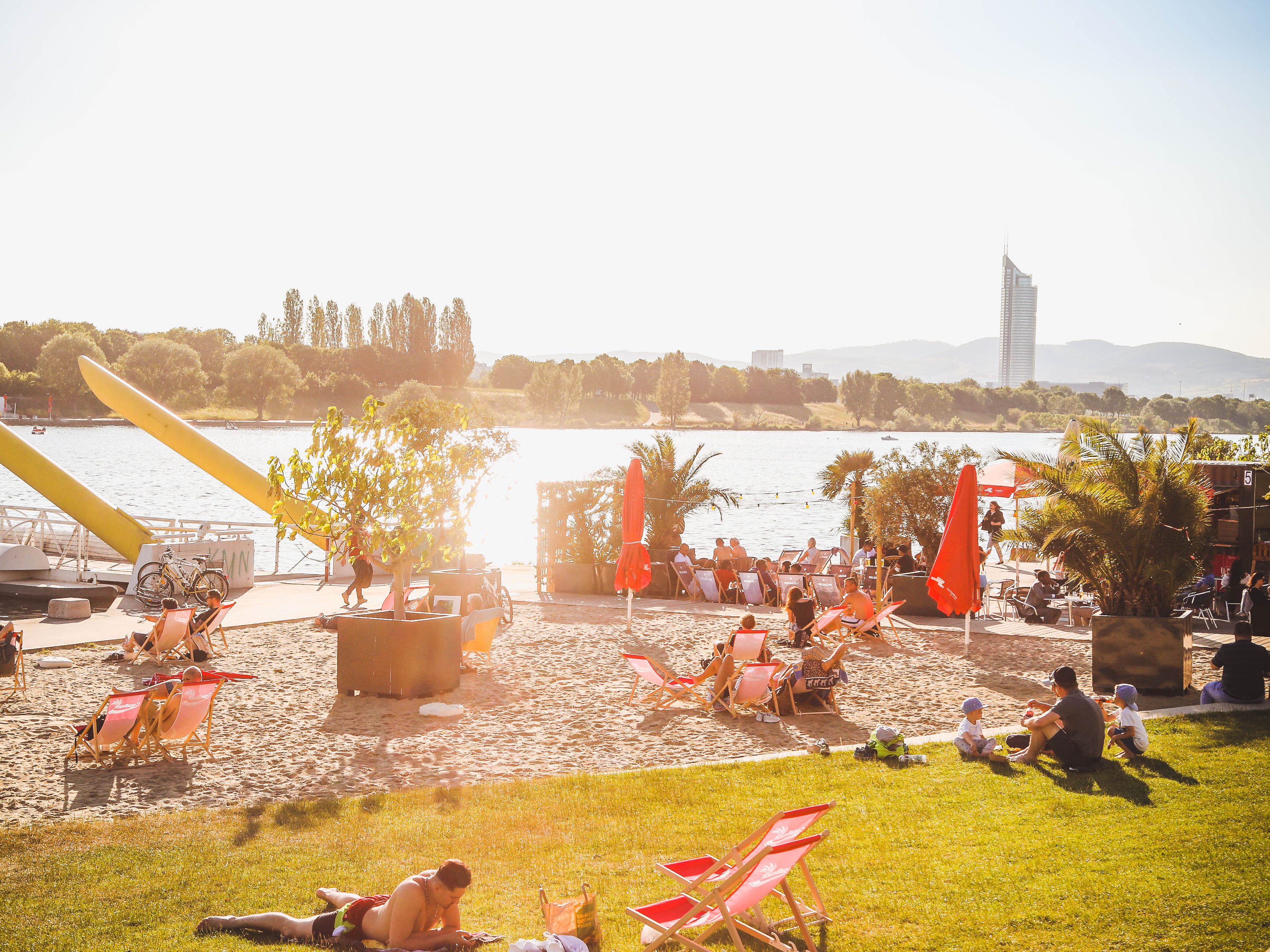 Der CopaBeach in Wien startet in den Sommer. Der CopaBeach in Wien startet in den Sommer.