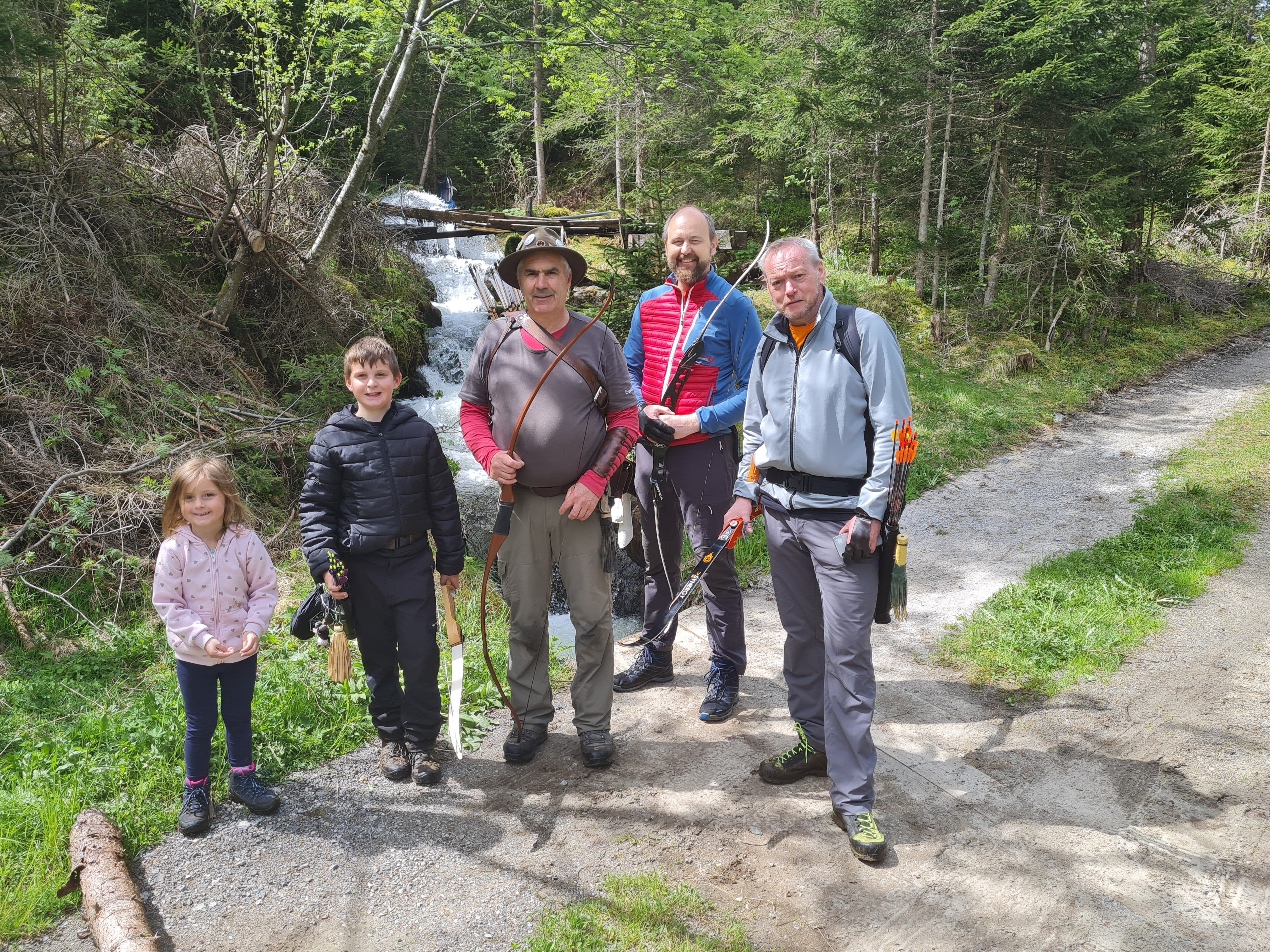 Ewald, Lionel, Sarina, Bernd und Christoph