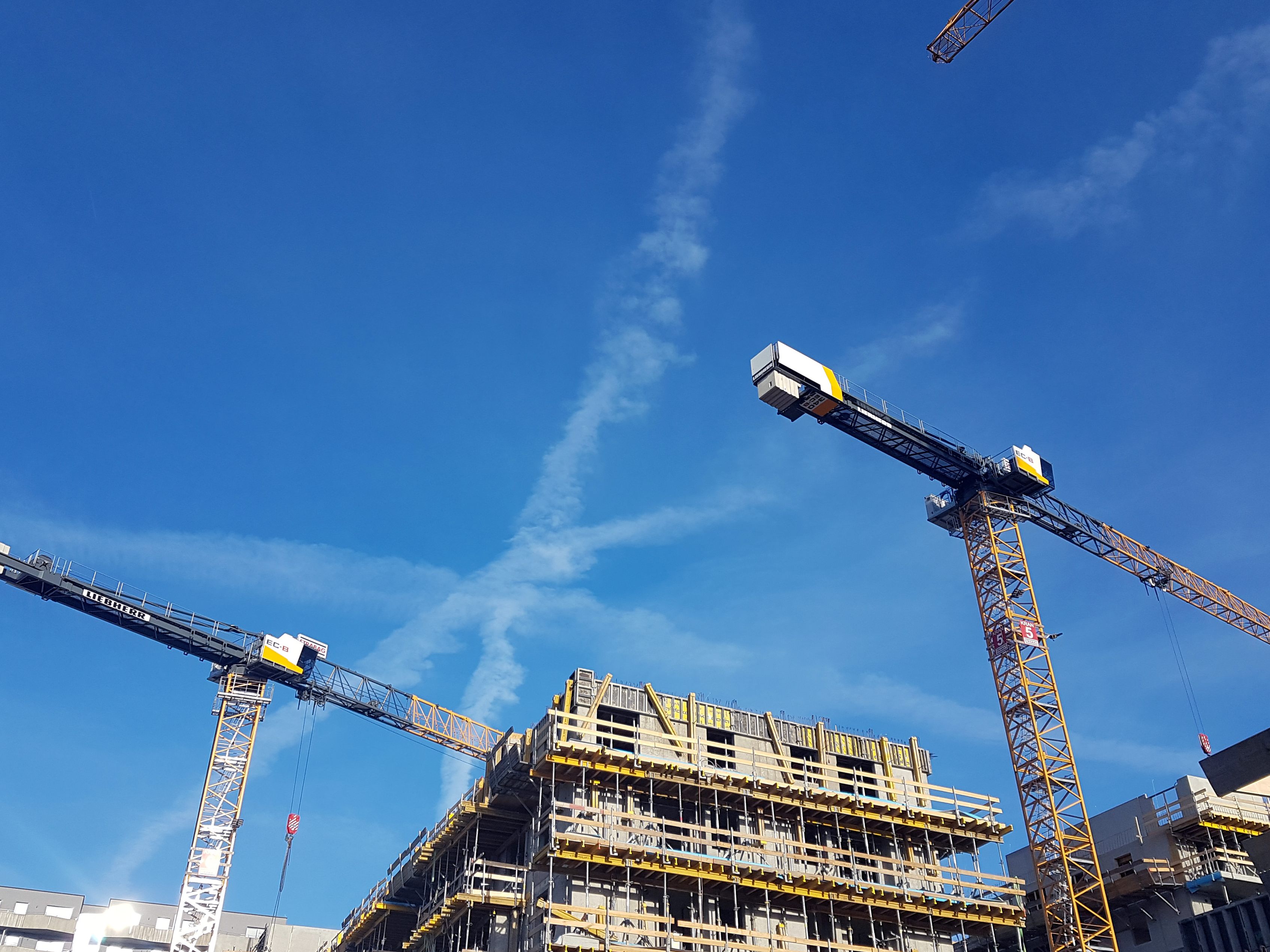 Die Baukosten für den Wohnbau sind gefallen.