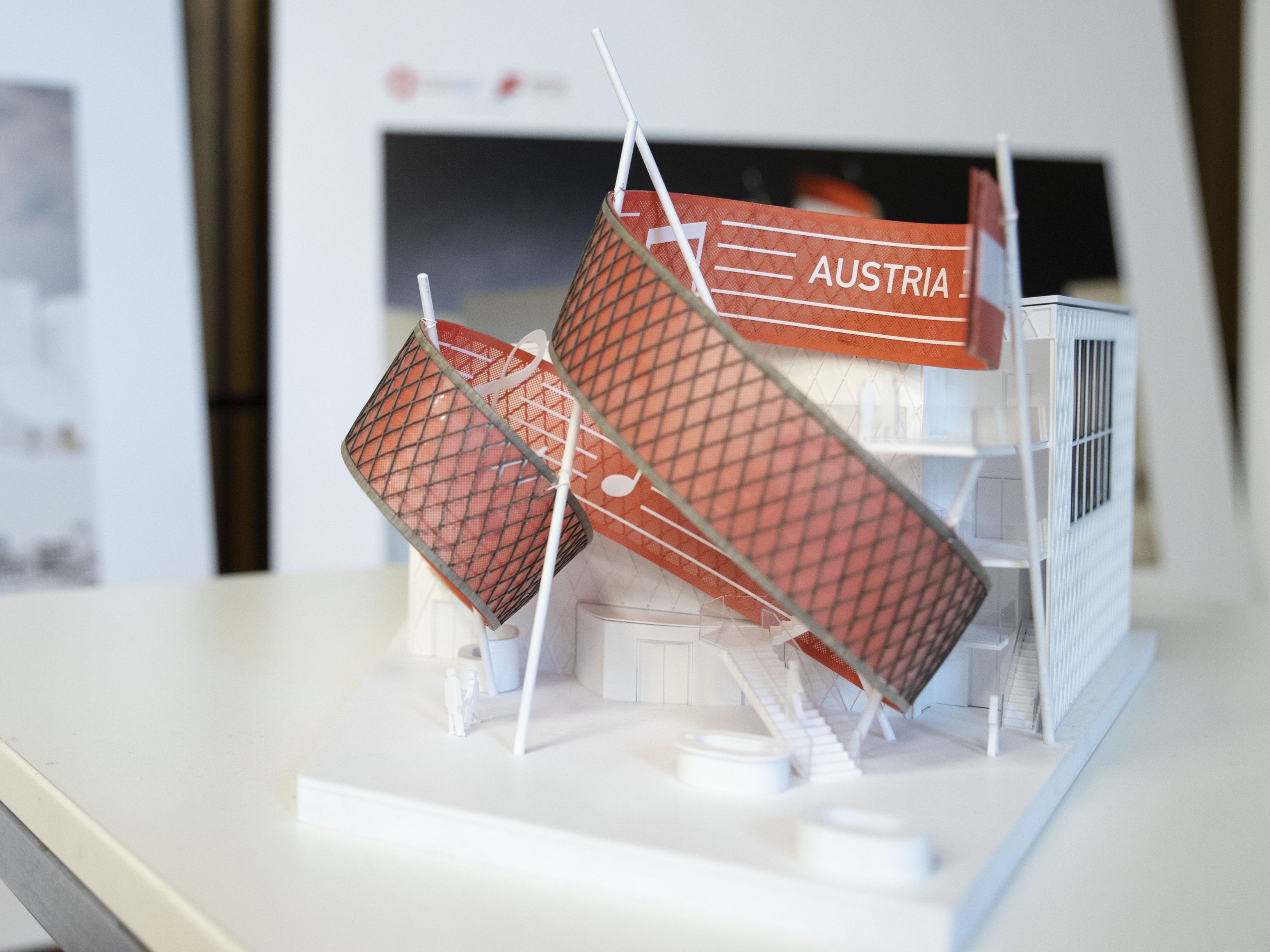 Österreichs Pavillion bei der Expo 2025.