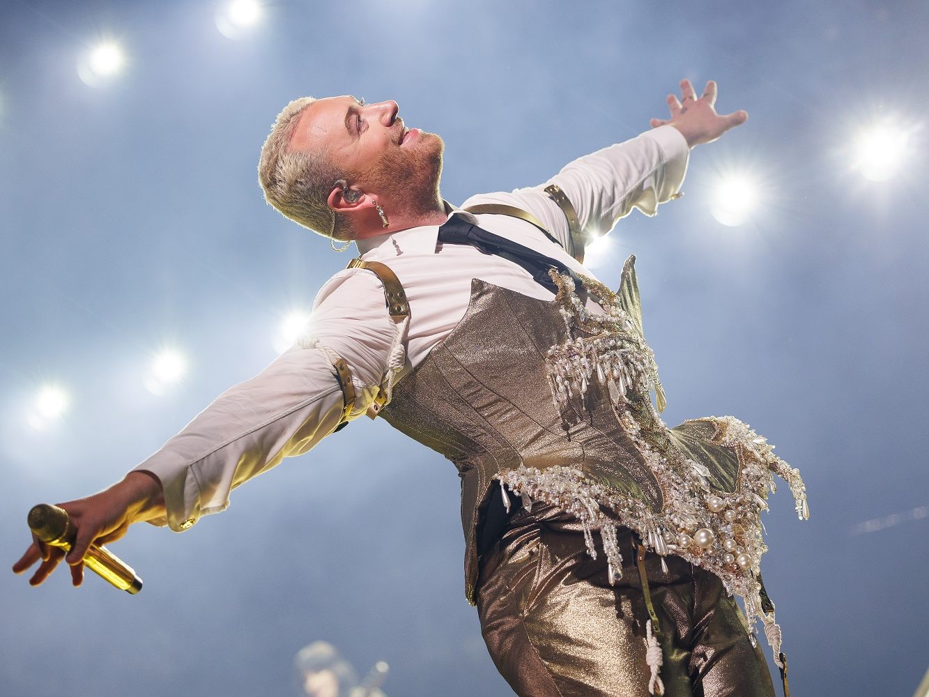 Sam Smith am Donnerstag in der Wiener Stadthalle. Sam Smith am Donnerstag in der Wiener Stadthalle.