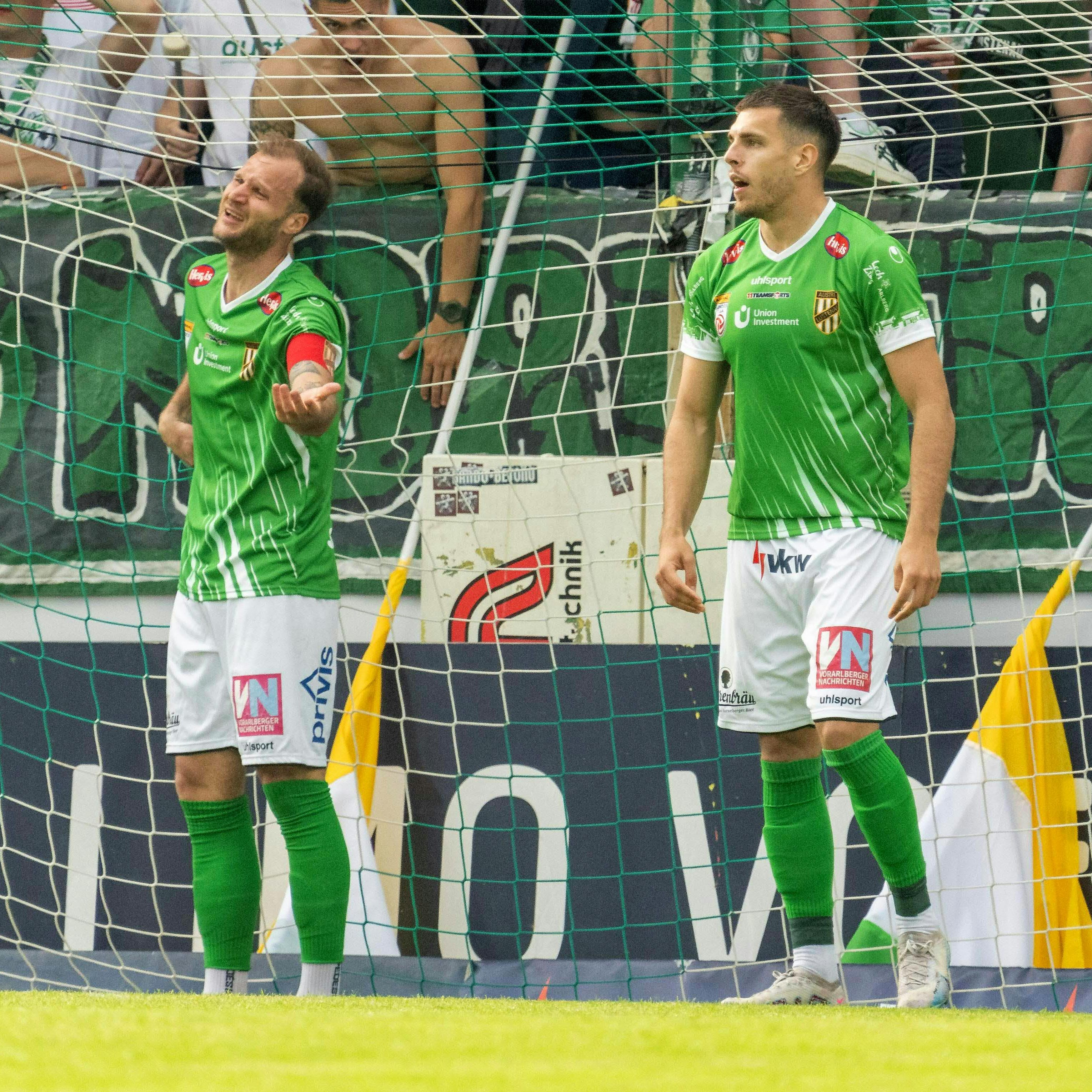 Vor allem Lustenaus Defensive zeigte sich heute sehr fehlerhaft.