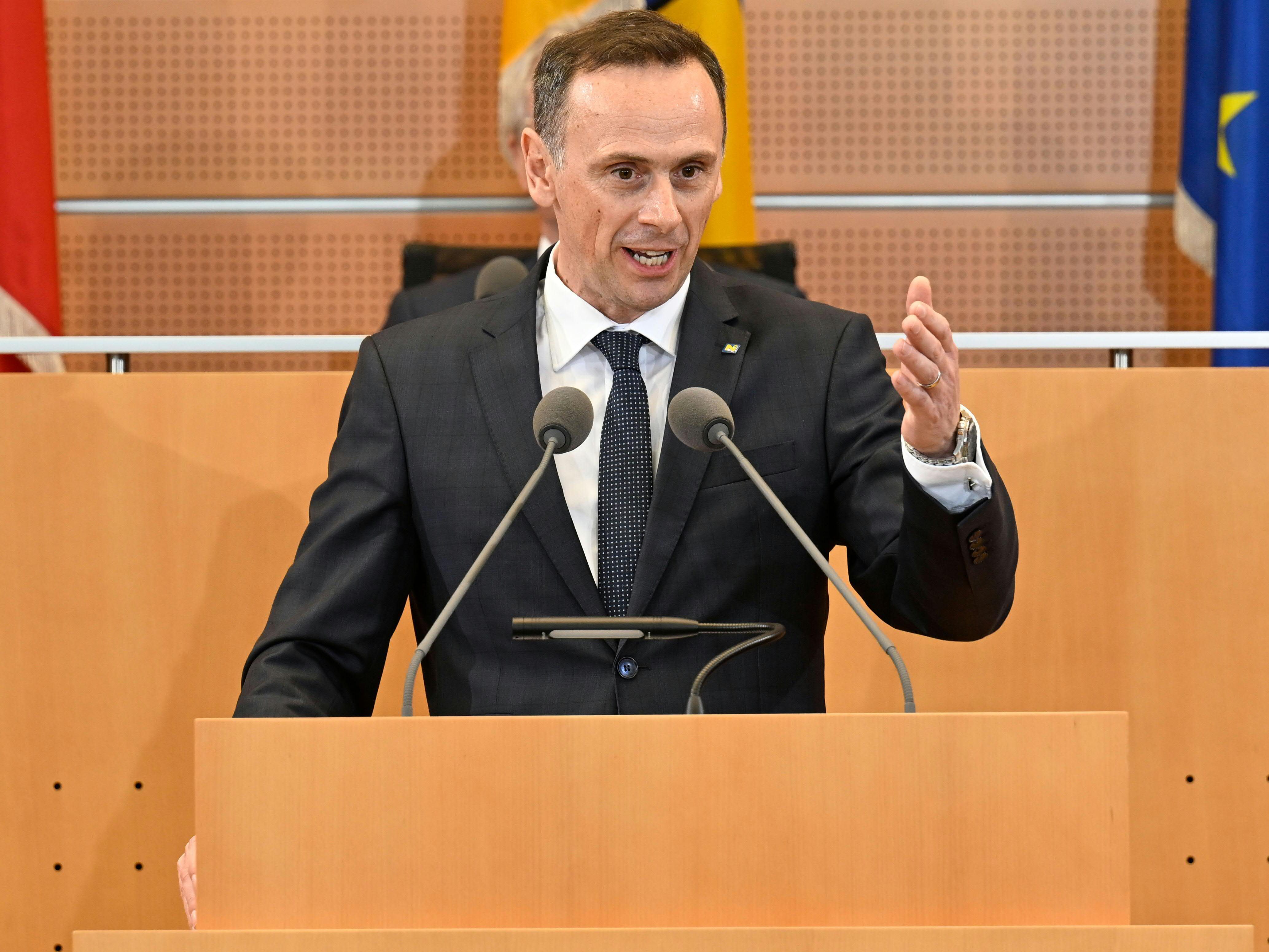 Jochen Danninger (ÖVP) sprach sich gegen die SPÖ-Forderung einer Arbeitszeitverkürzung in NÖ aus.