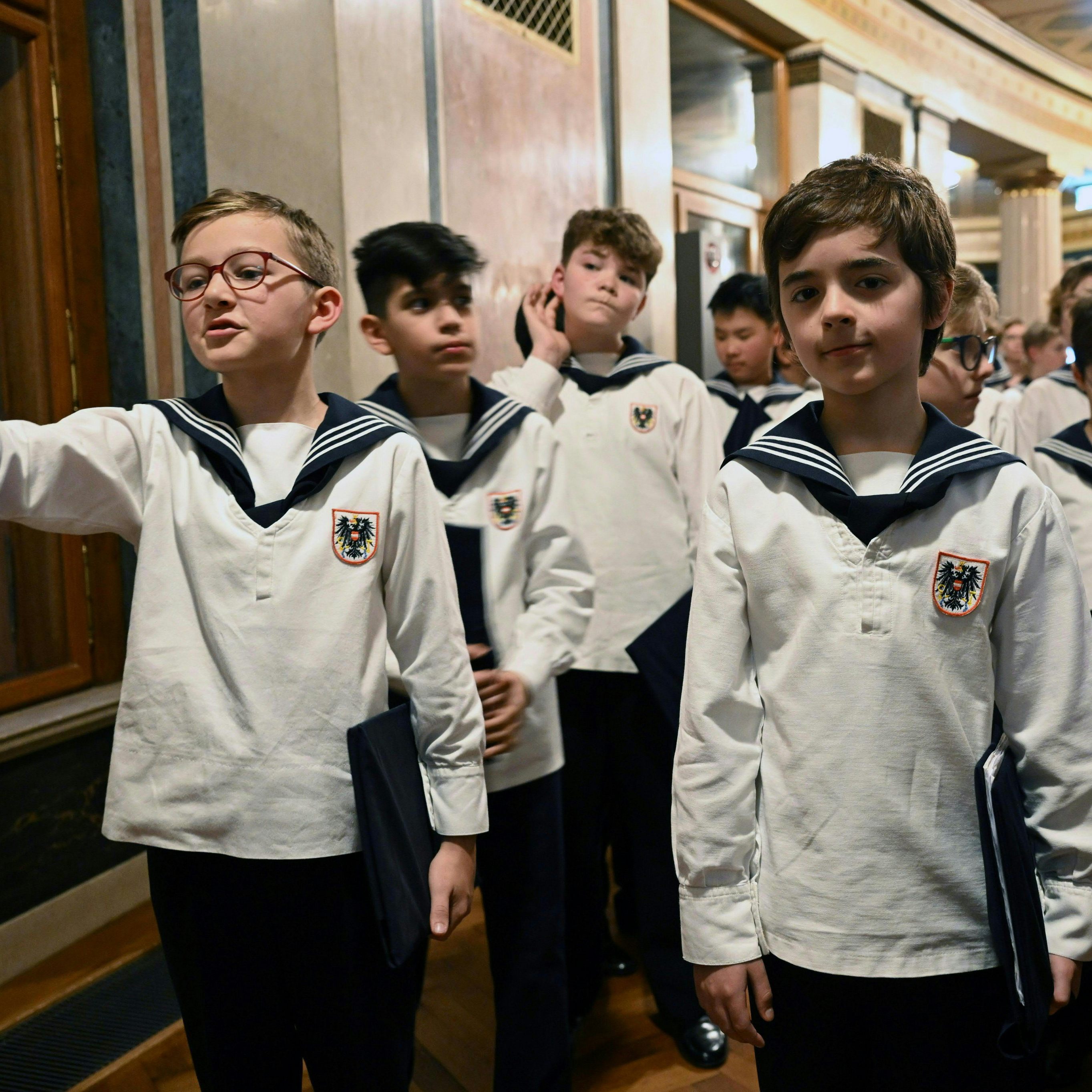 Die Wiener Sängerknaben feiern ihren 525. Geburtstag im Goldenen Saal des Musikvereins.