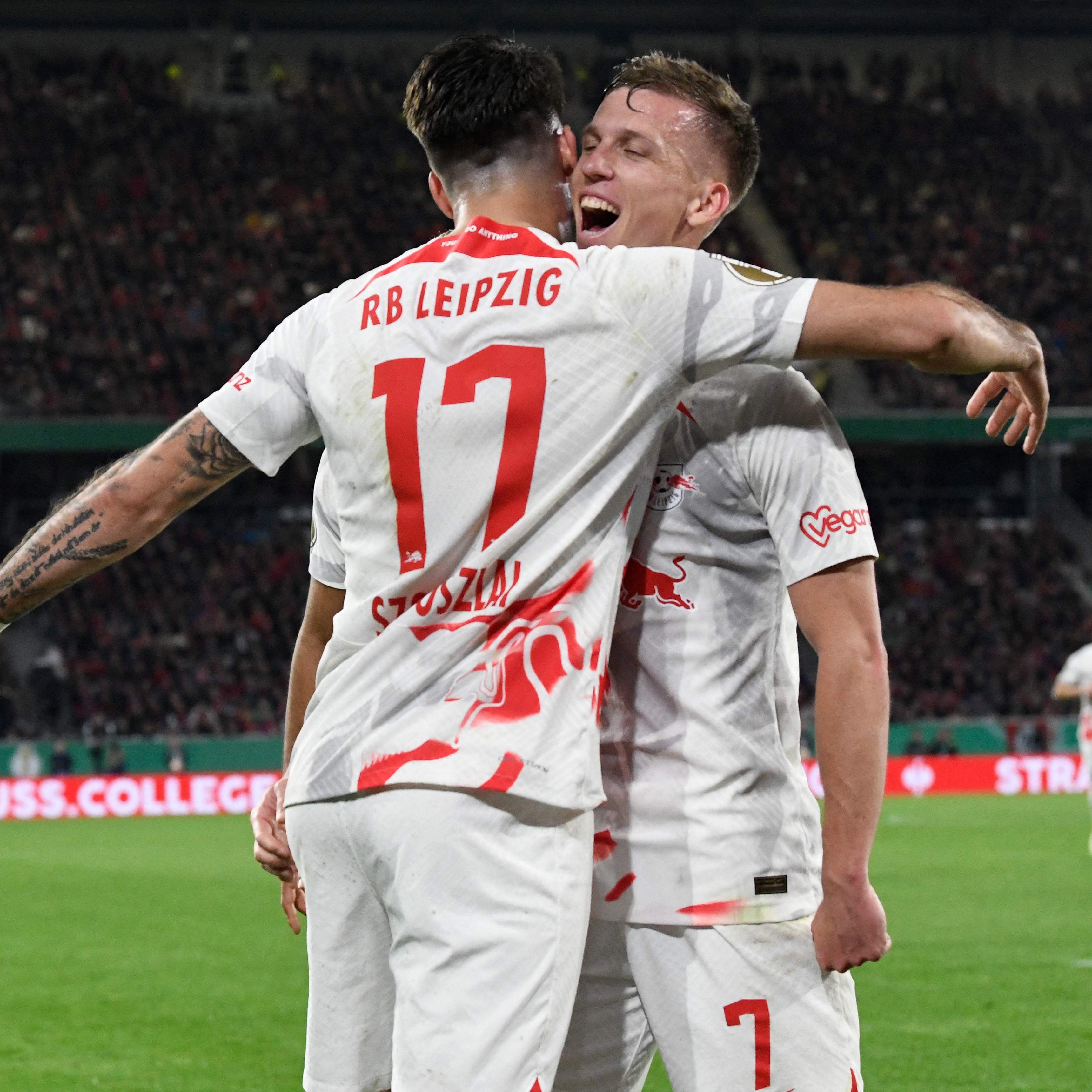 Szobozlai und Olmo jubeln erneut über den Einzug ins Pokal-Finale.