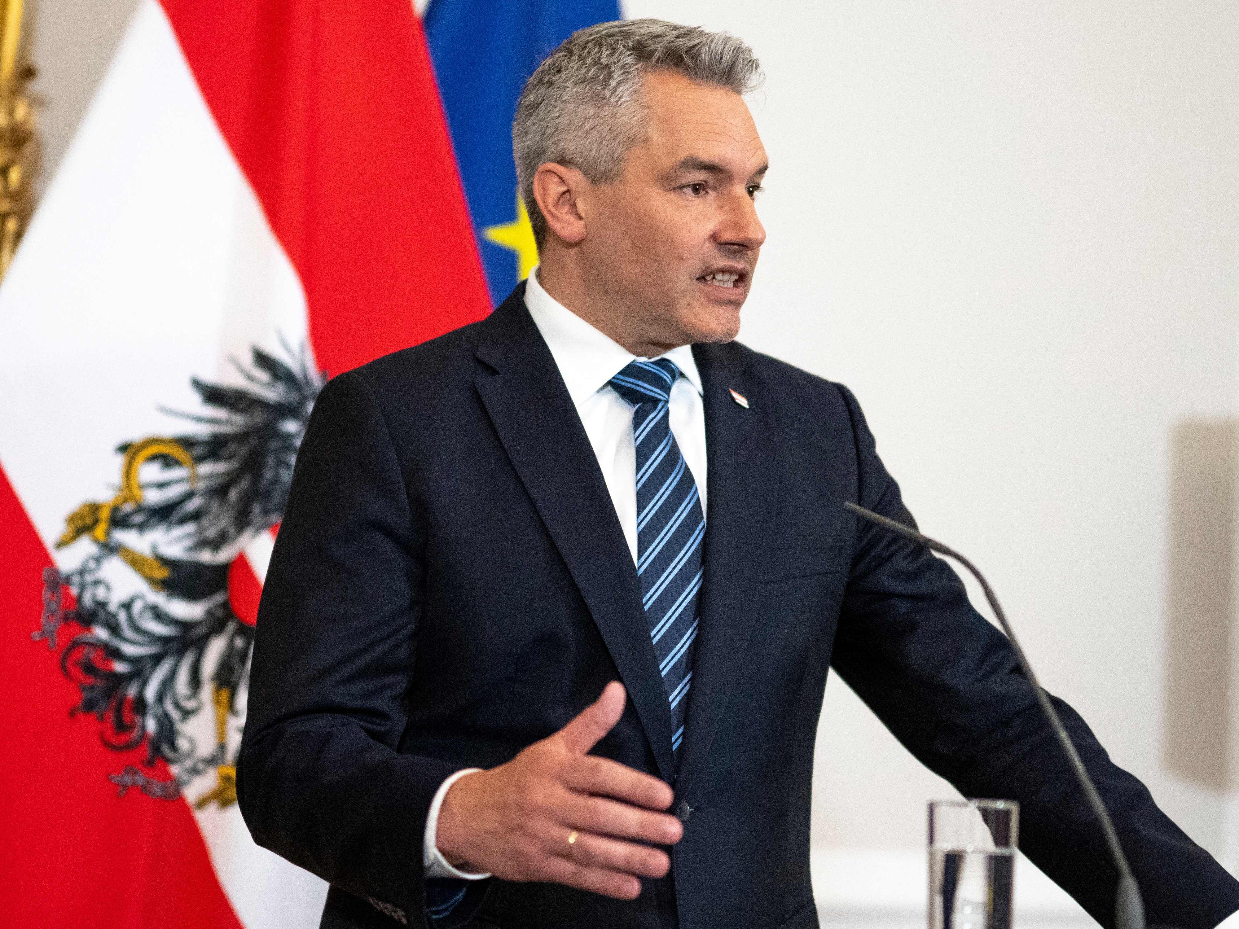 Kanzler Nehammer zum Antiteuerungspaket in der ZiB2 zu Gast.
