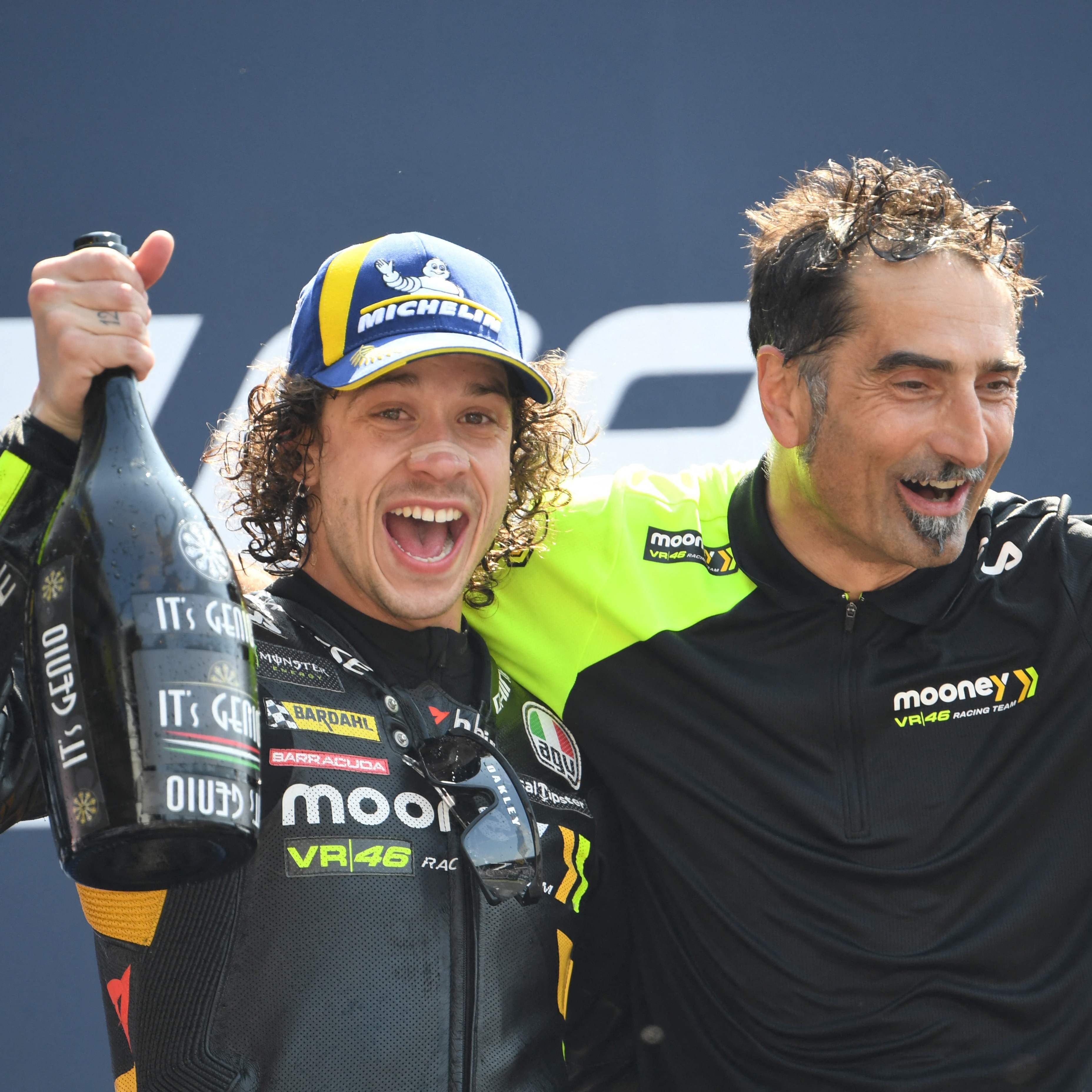 Bezzecchi auf dem ersten Platz.