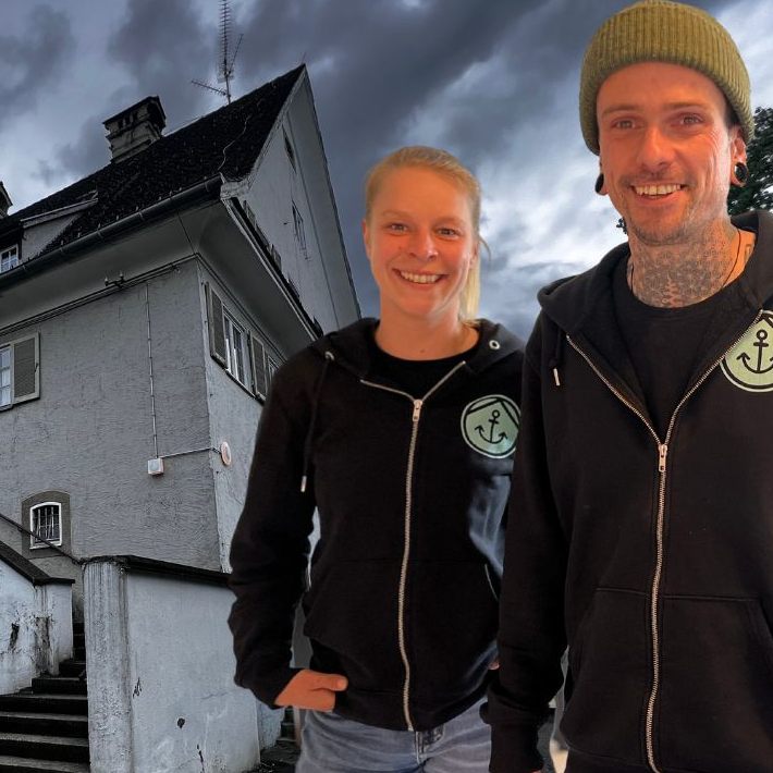 Katharina Riegler und Lukas Gstrein arbeiten in der Dornbirner Jugendnotschlafstelle "anker".