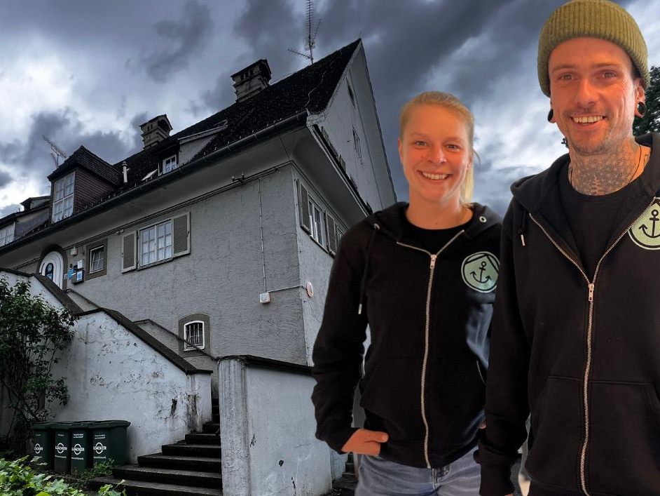 Katharina Riegler und Lukas Gstrein arbeiten in der Dornbirner Jugendnotschlafstelle "anker".