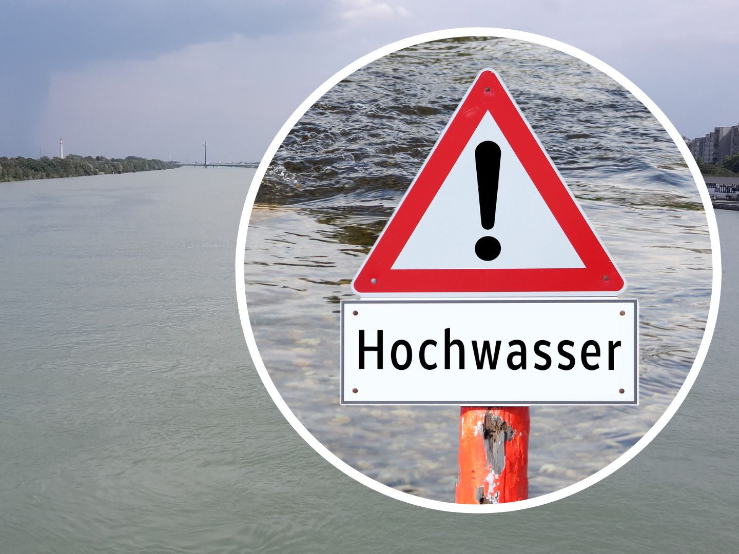 Wien: Donau-Hochwasser ausgerufen. Wien: Donau-Hochwasser ausgerufen.