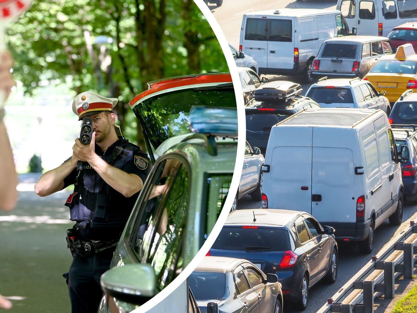 Die Polizei hat für das Pfingstwochenende verstärkte Kontrollen im Verkehr angekündigt. Die Polizei hat für das Pfingstwochenende verstärkte Kontrollen im Verkehr angekündigt.