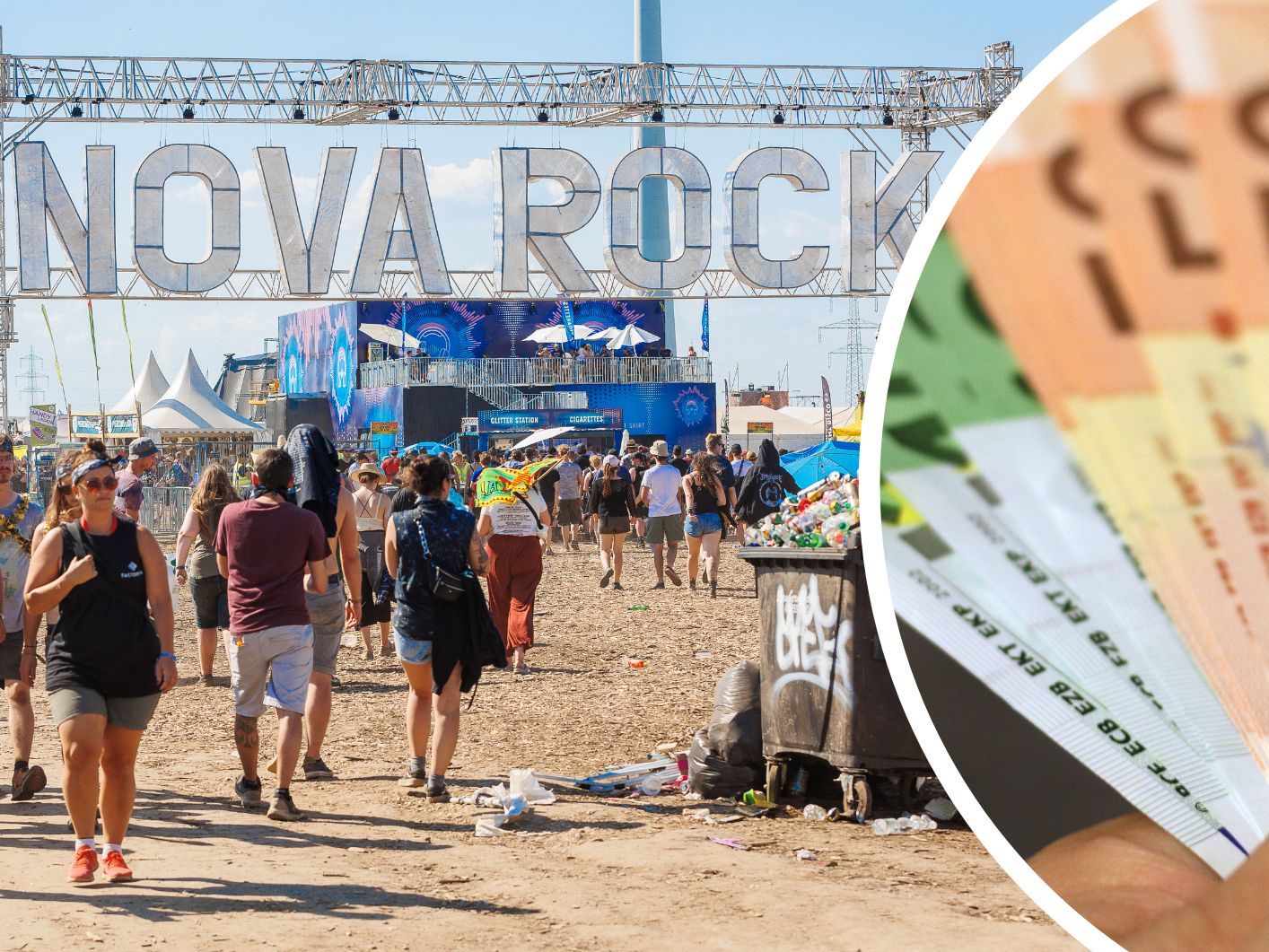 Festivalbesucher müssen am Nova Rock & Co. 2023 mit höheren Preisen rechnen. Festivalbesucher müssen am Nova Rock & Co. 2023 mit höheren Preisen rechnen.