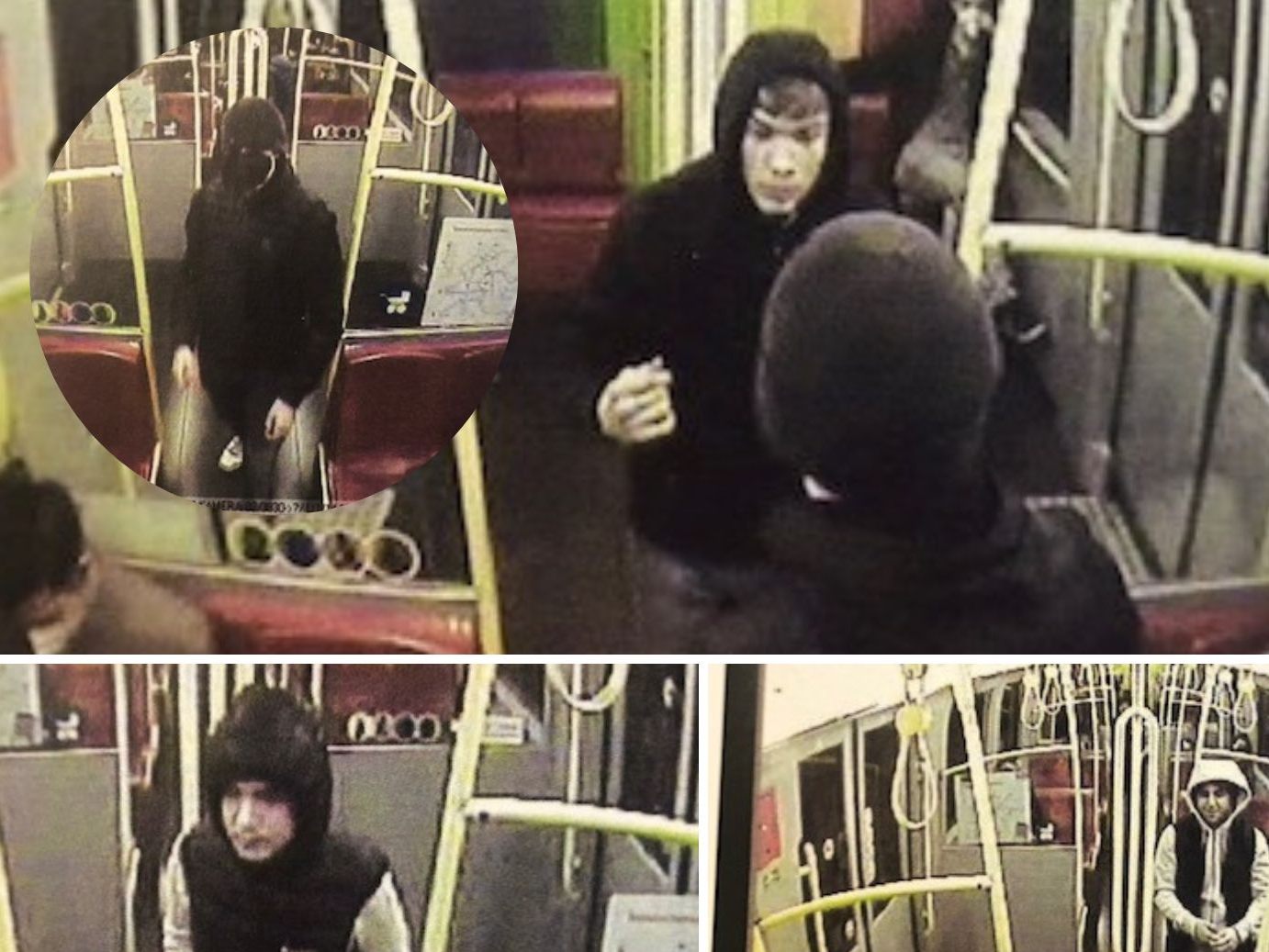 Die Polizei ist auf der Suche nach diesen vier Männern. Die Polizei ist auf der Suche nach diesen vier Männern.