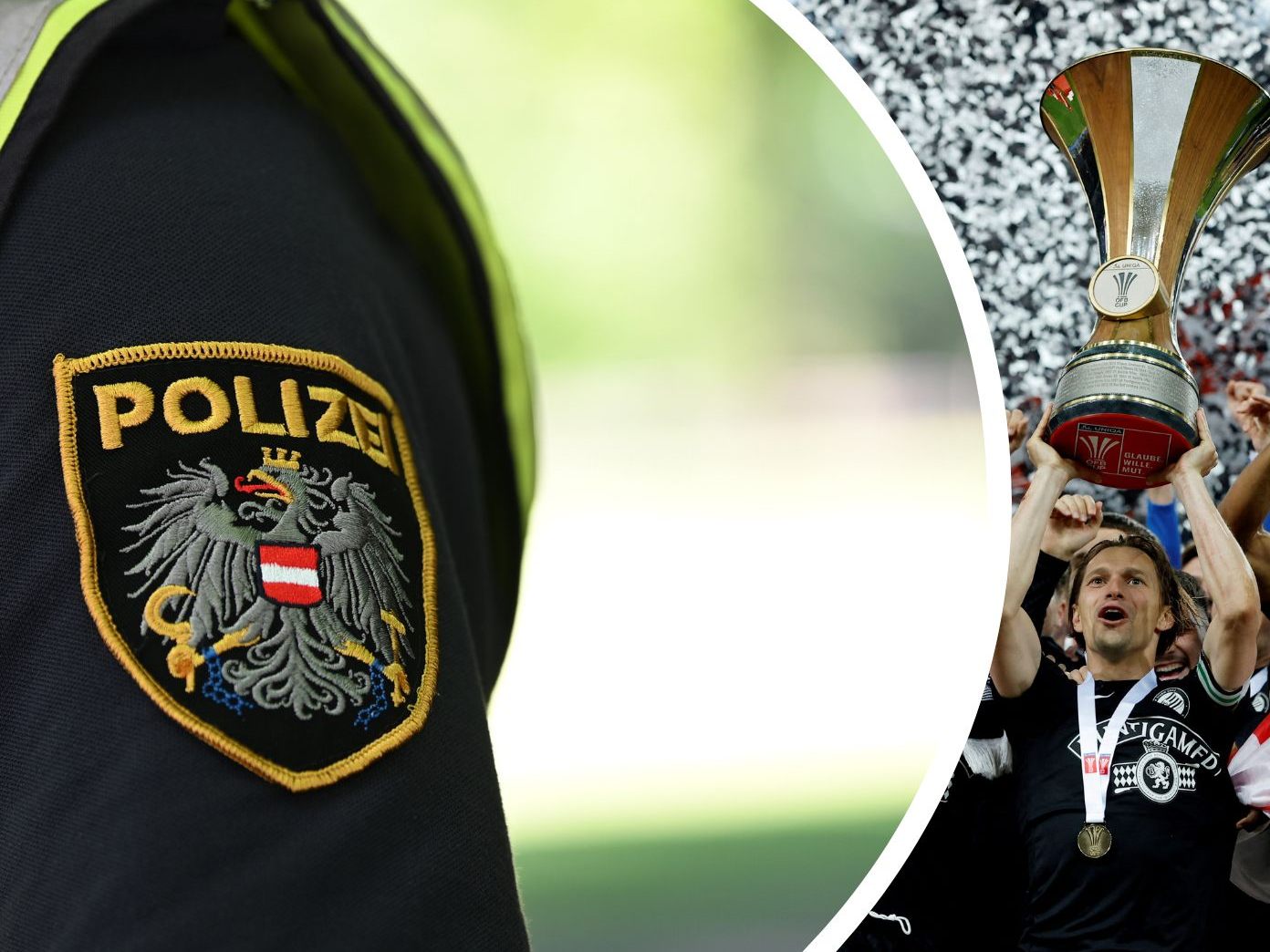 Beim ÖFB-Cupfinale waren über 1.000 Polizisten im Einsatz.